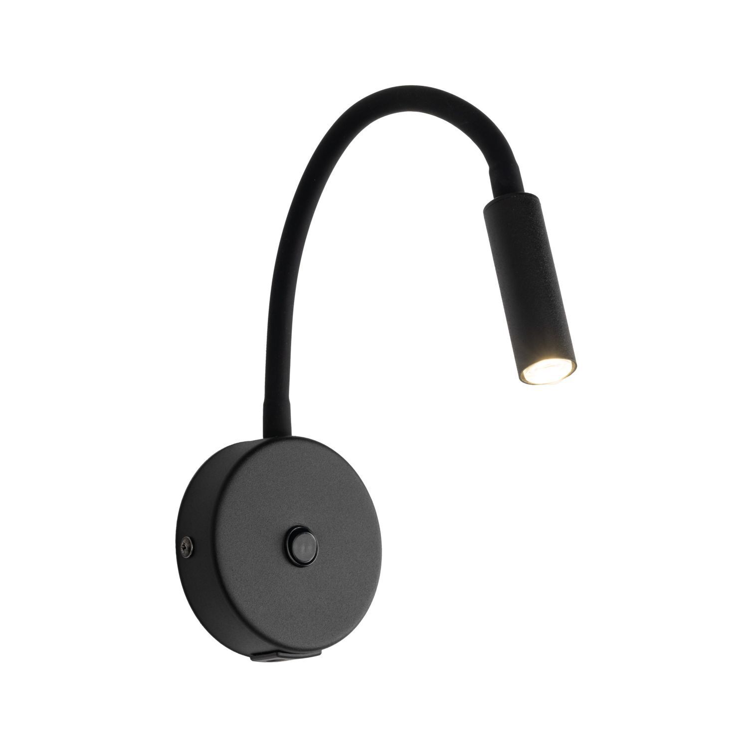 Wandlampe mit Schalter USB-Ladefunktion Flexarm Schwarz G9 Elektrisches Gerät, Mikrofon, Elektronik, Duscharmatur, Lampe