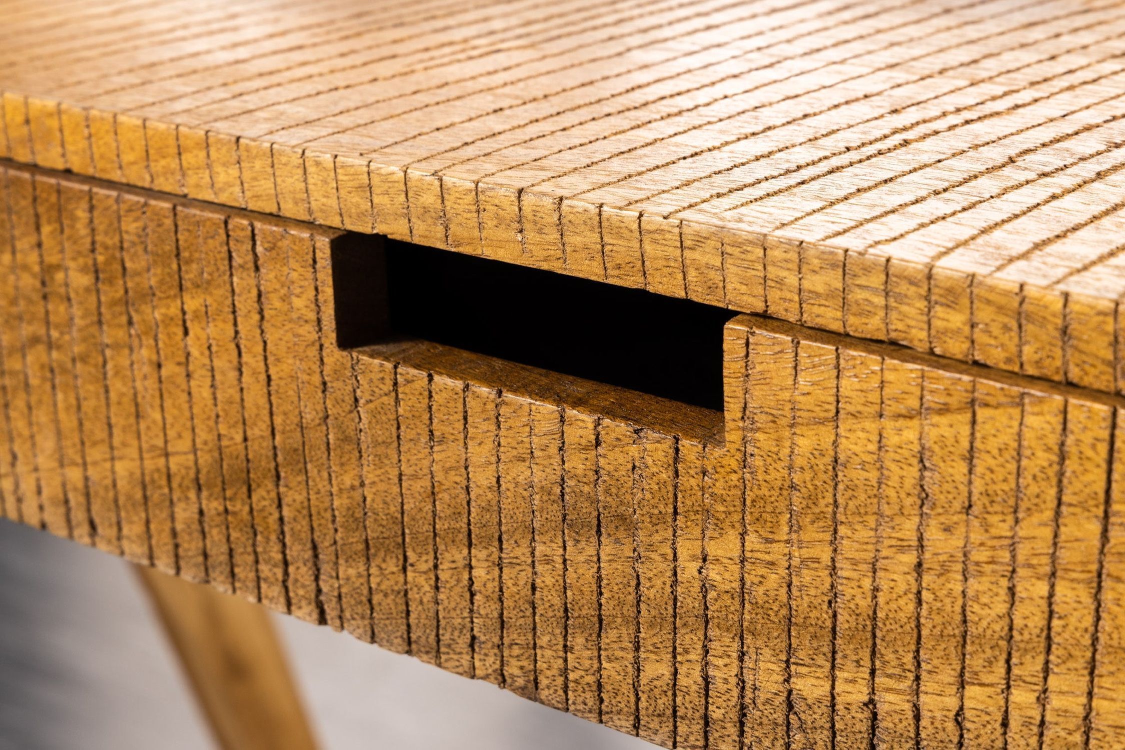 Bureau avec tiroir en bois de manguier naturel 120x86 cm Innenarchitektur, Holz, Mobiliar, Tabelle, Hartholz