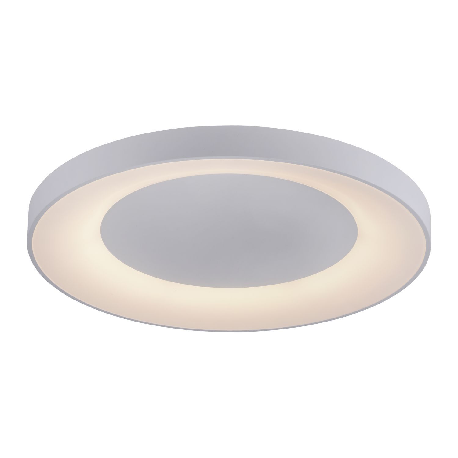 LED Deckenlampe mit Fernbedienung dimmbar Weiß Ø70 cm Deckenleuchte, Leuchte