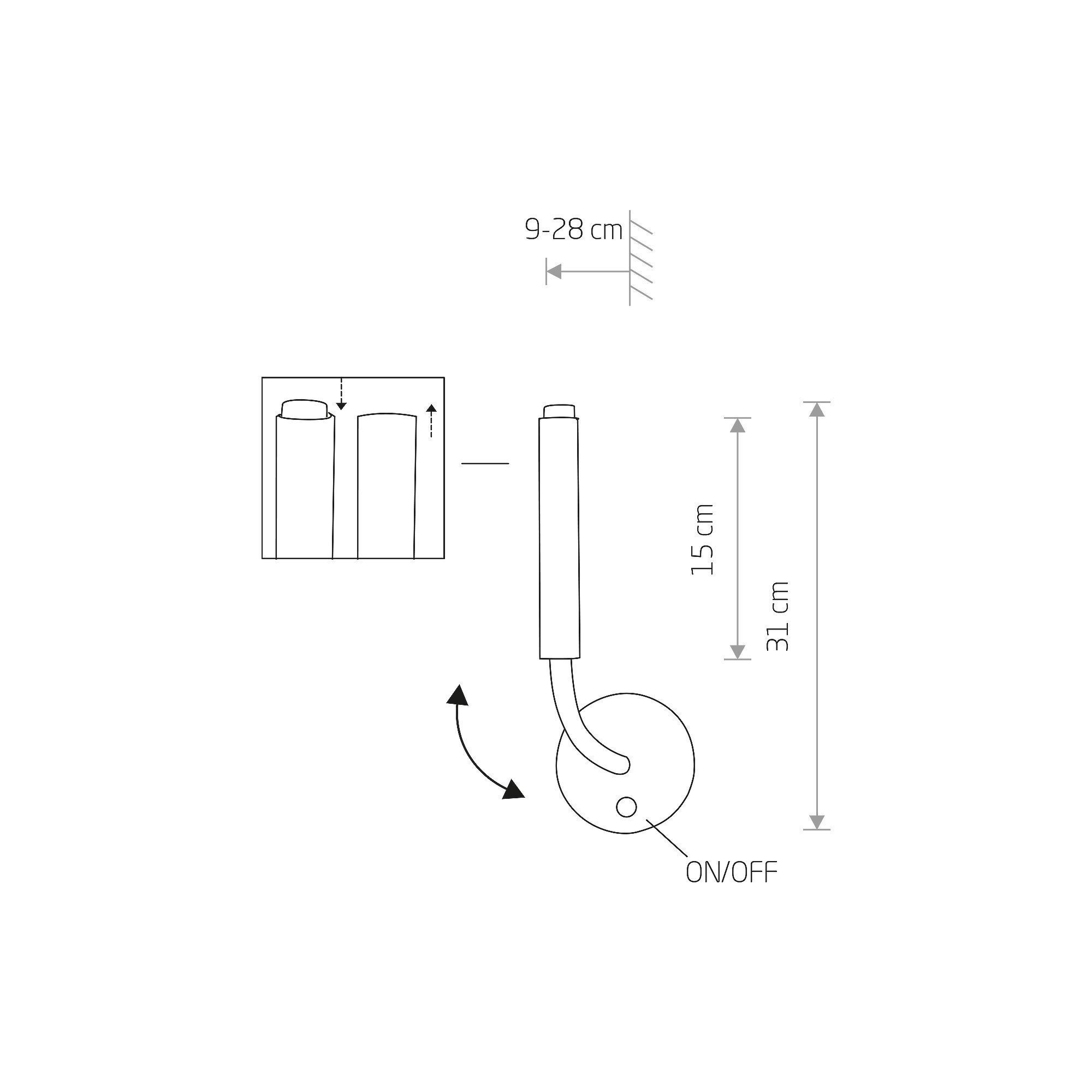 wandhalter, kabelhalter, wandarm, armleuchte, montagehalter