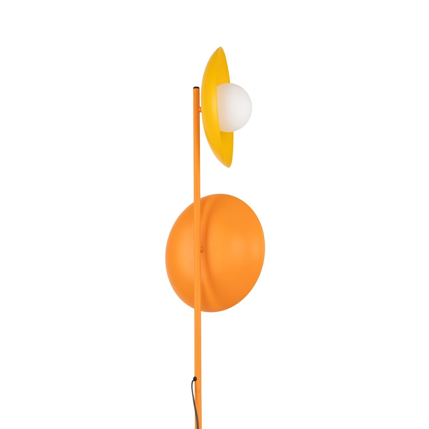 orange lamp, wandlampe, moderner lamp, gekrümmte schirm, Sockel Birne