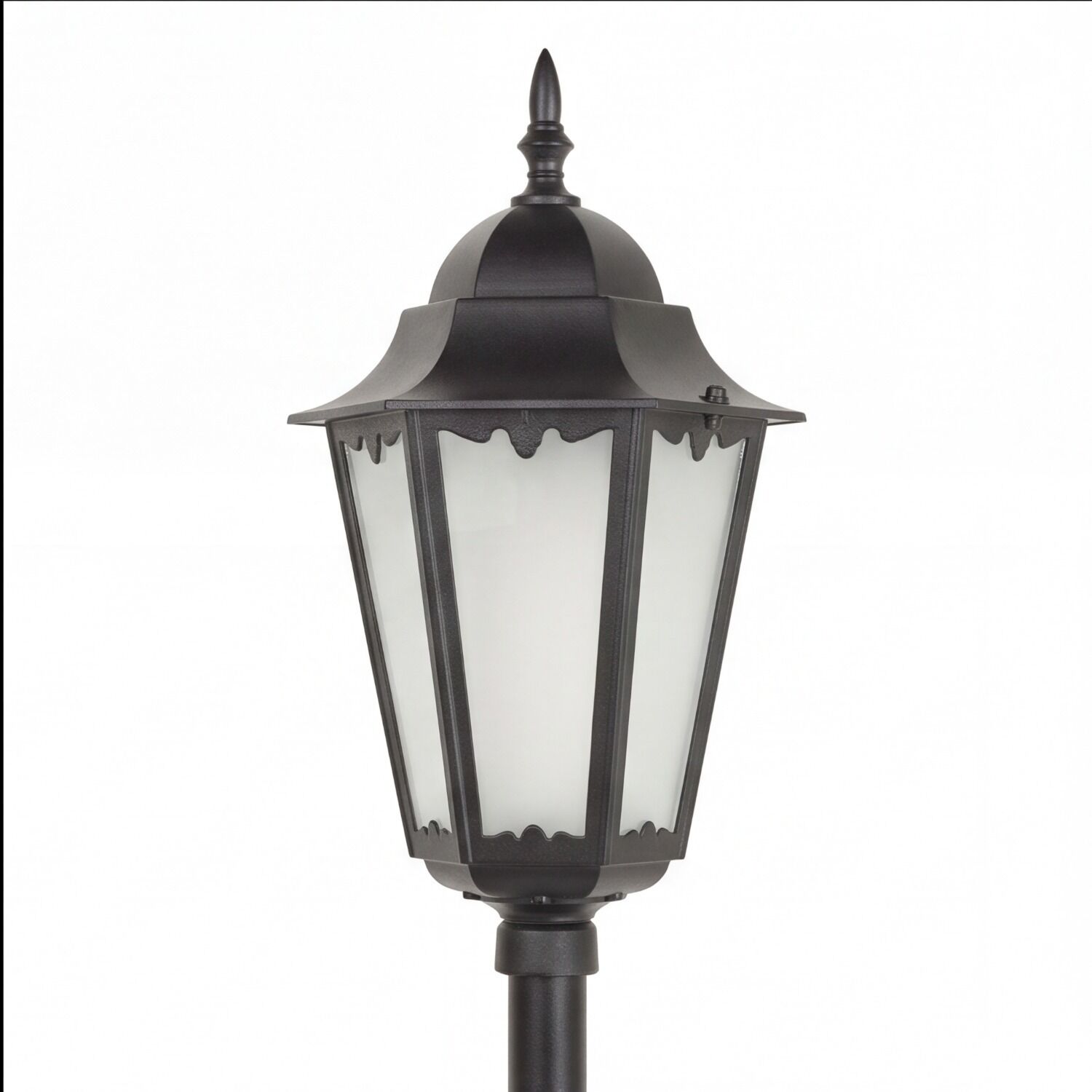 le51582-wegeleuchte-gartenlaterne-terrasse-garten-auffahrt-aussen-metall-kunststoff-matt-klassisch-rustikal-schwarz-03 laterne, gartenlampe, kupferfarbig, weißglas, außenleuchte