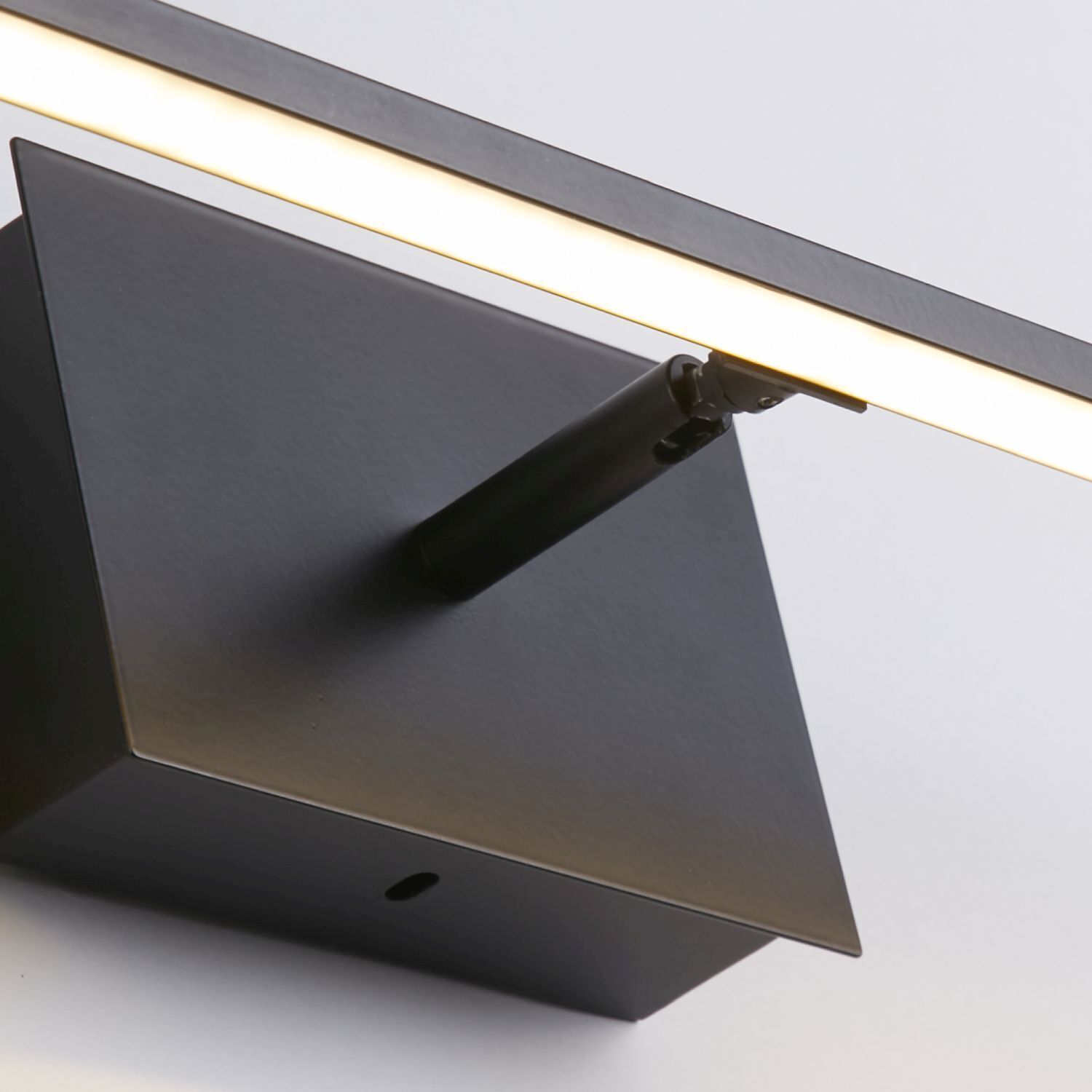 LED Spiegelleuchte Metall B:41 cm IP44 Schwarz 433 lm Wandleuchte, Schreibtischlampe, LED-Leuchte, Metall, Schwarz