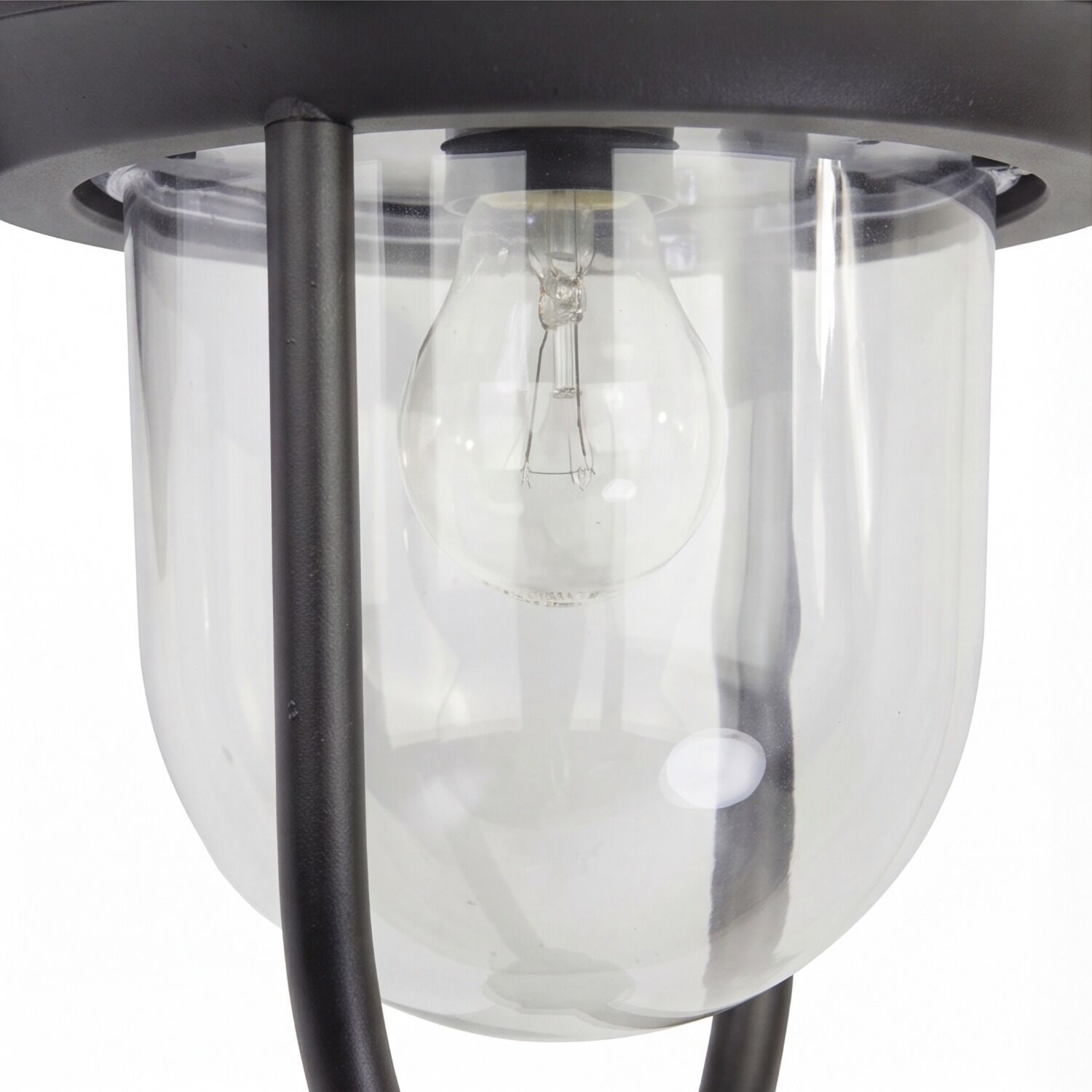 le51516-wandlampe-terrasse-balkon-garten-aussen-metall-glas-klassisch-rustikal-e27-schwarz-06 lampe, globus, gläserner schirm, glühbirne, kugel lampe