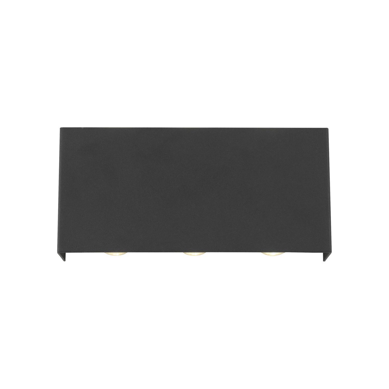 LED Wandleuchte Anthrazit Up Down dimmbar B:17 cm 2 W Elektronik, Bildschirm