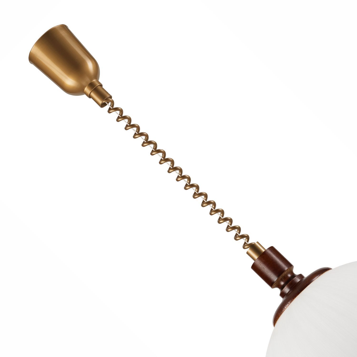 pendant light, curved cord, gold finish, e26 bulb, hanging lamp