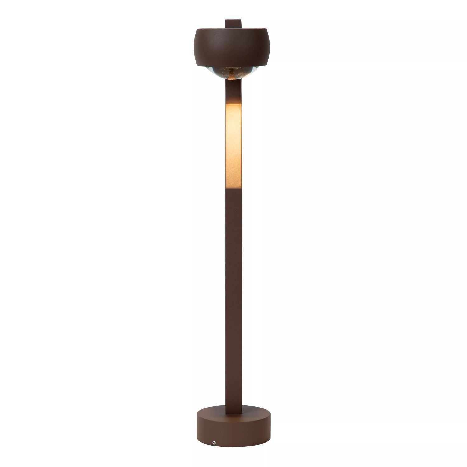 LED Stehlampe Aluminium Rostbraun IP54 50 cm 2700 K Lampe