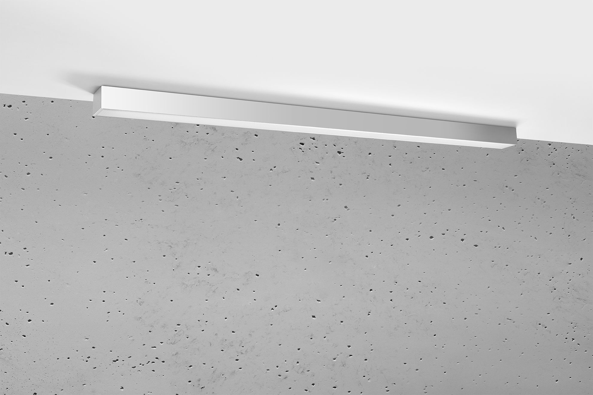 Plafonnier LED à faible éblouissement, métal, longueur 118 cm 4000 K