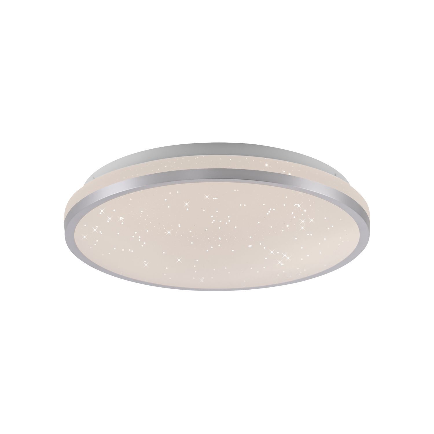 Plafonnier LED Ciel étoilé argent 1380 lm dimmable