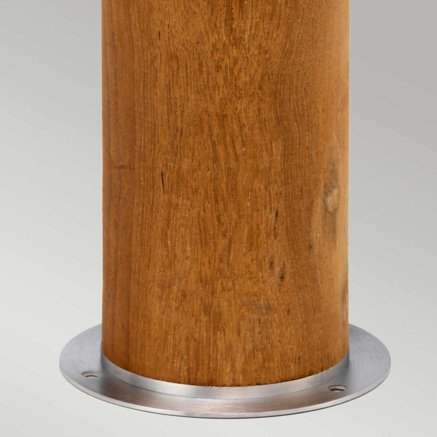 Holzsäule, Holzstativ, Holz, Holzoberfläche, Metallbodenplatte