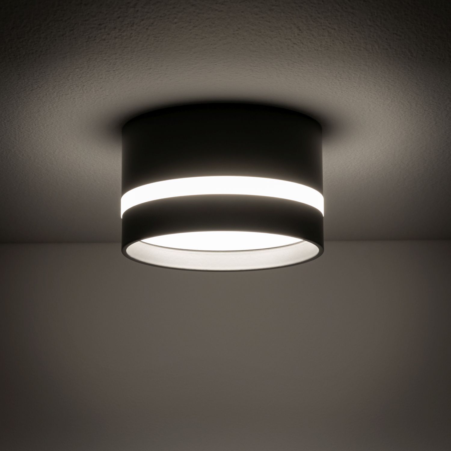 Spot encastré Noir GX53 Ø 8,5 cm Aluminium Moderne