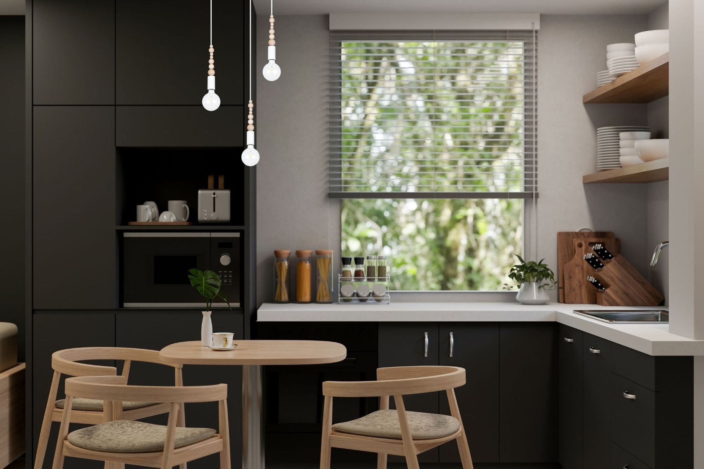 Pendelleuchte Holz Metall Weiß E27 Ø30 cm rund 3-flmg Drinnen, Innenarchitektur, Inneneinrichtung, Sinken, Mobiliar