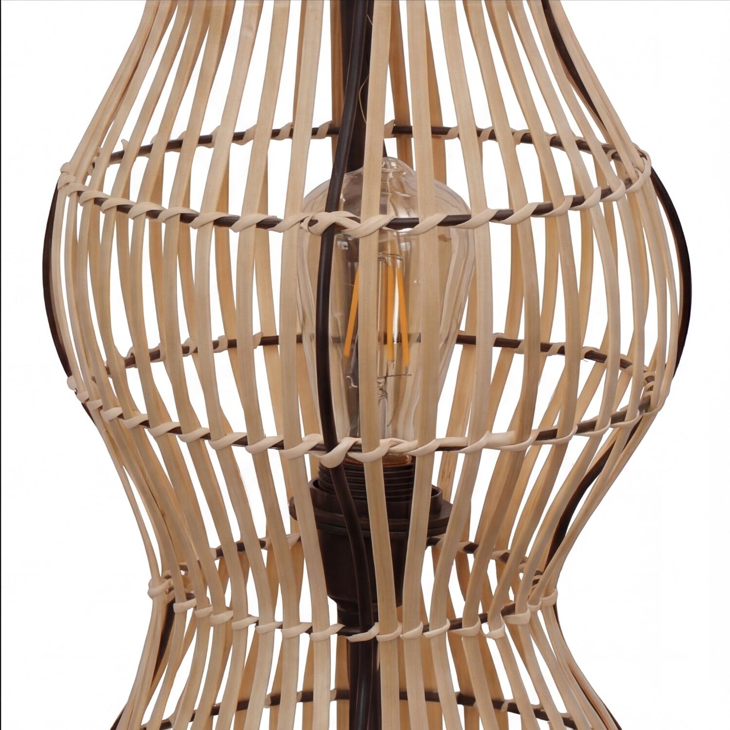 Lampenschirm, Rattanlampe, Geflochtene Lampe, Holzlampe, Pendelleuchte