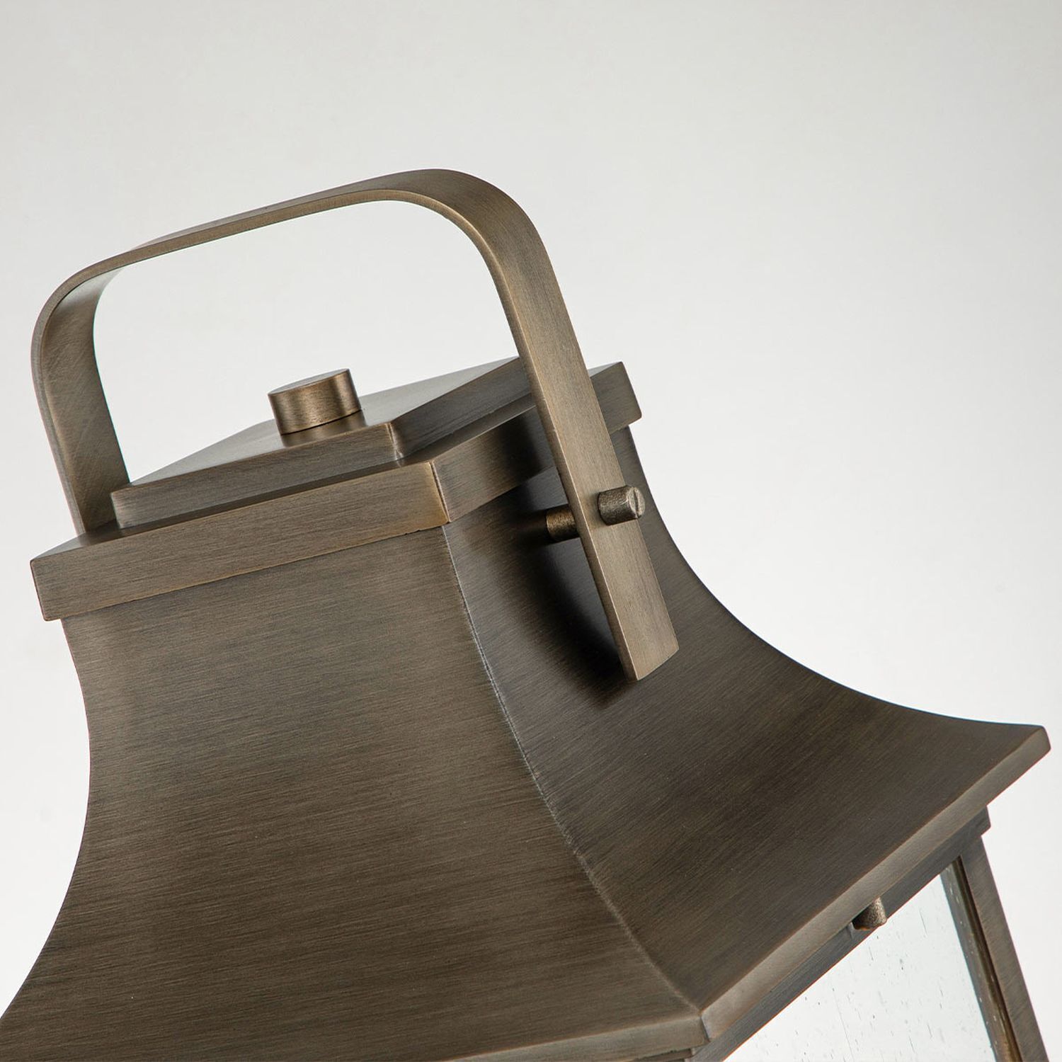 Lampe de socle jardin terrasse 64,8 cm de haut IP44 E27 en bronze Lampe, Bronze, Lampenschirm