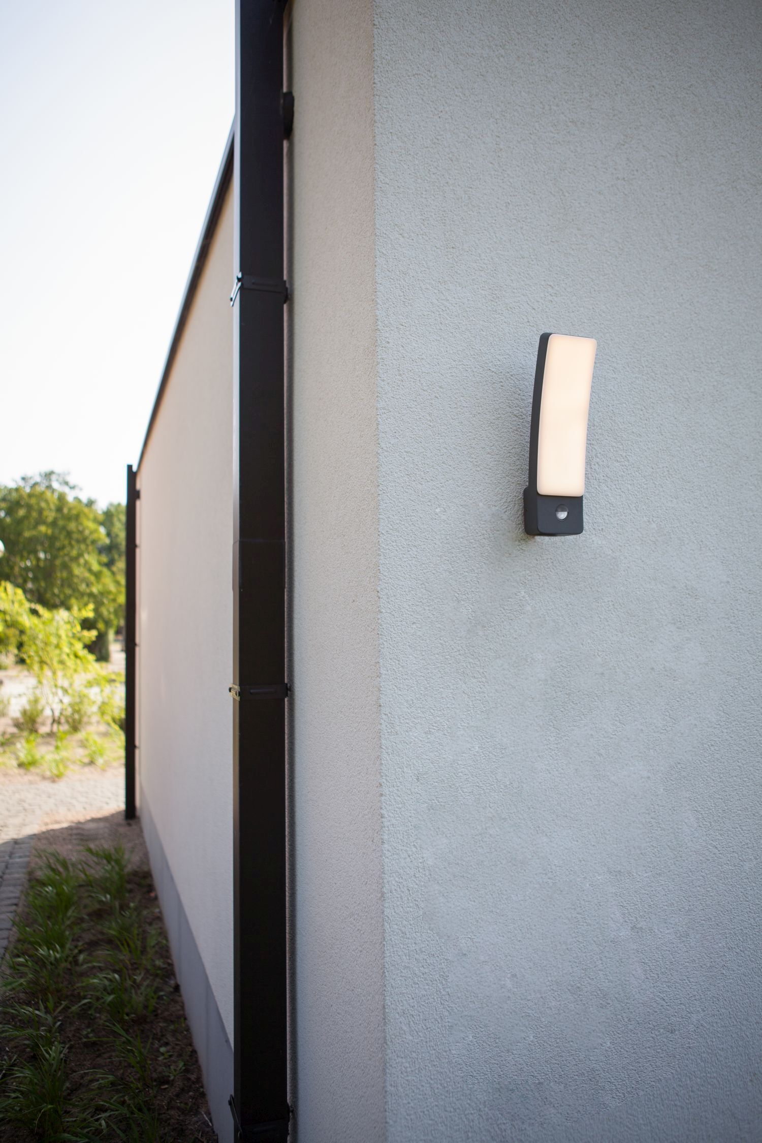 Applique murale LED détecteur de mouvement aluminium 4000 K IP54