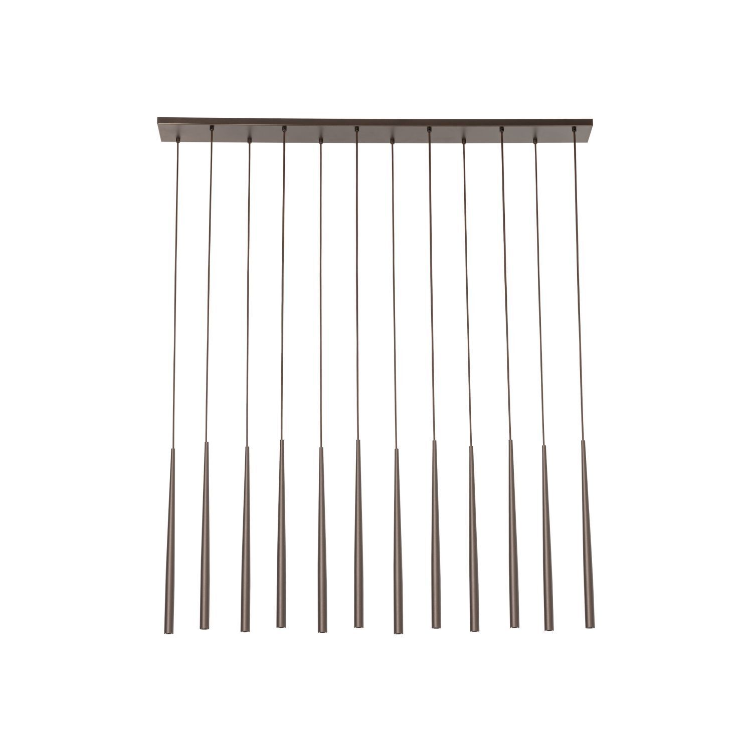 Suspension métal brun H : max. 1,4 m réglable L : 1,2 m
