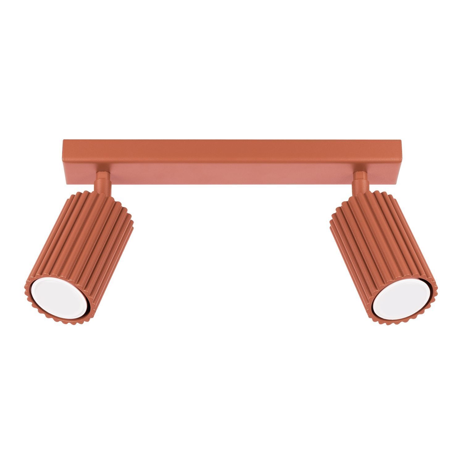 Deckenleuchte schwenkbar B: 30 cm klein 2-flammig GU10 Rot