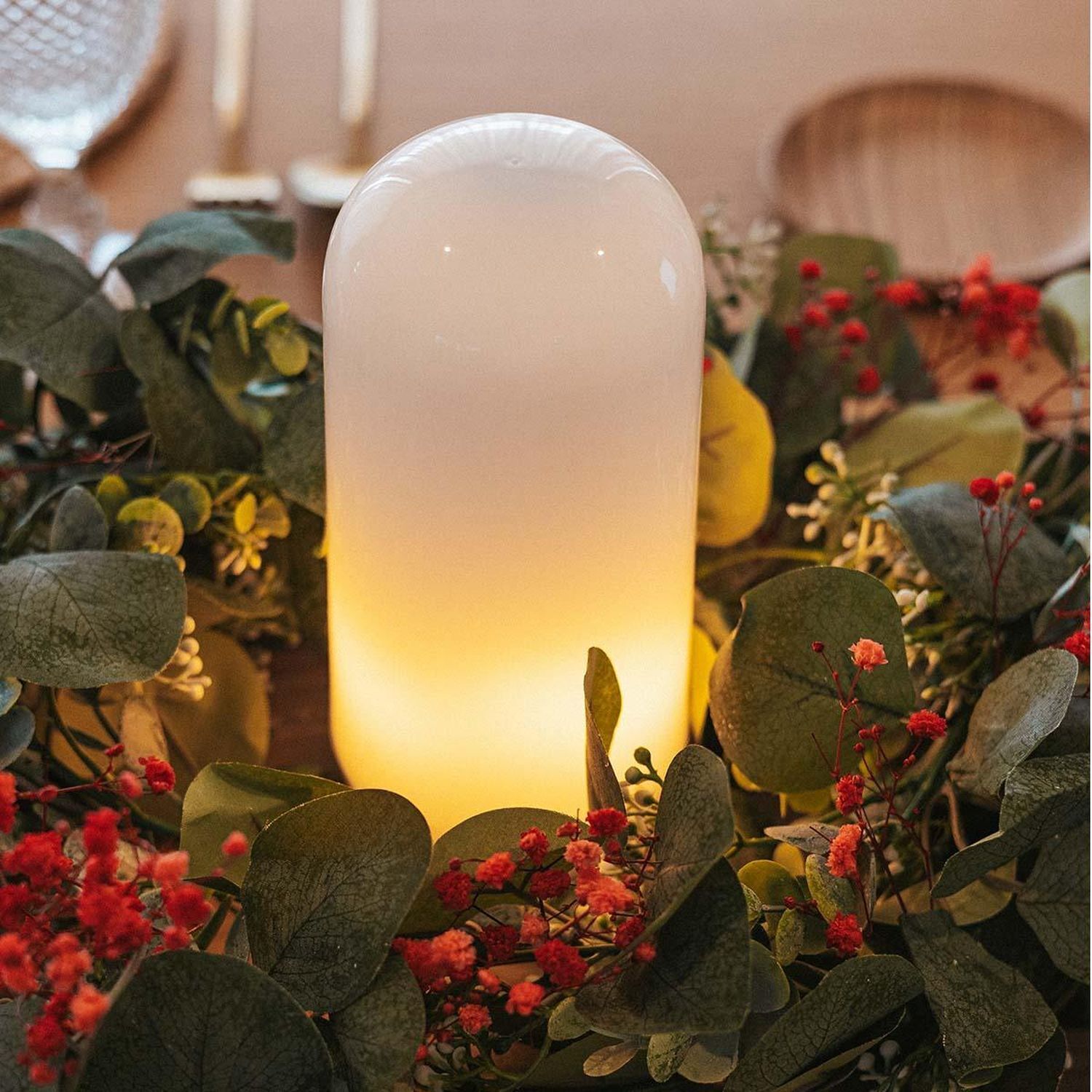Lampe de table LED sans fil portable Batterie Dimmer IP54 2000K Outdoor