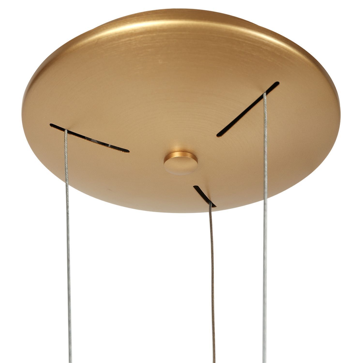 Lampe LED ronde à suspendre or L:60 cm 50 W 2700 K élégante