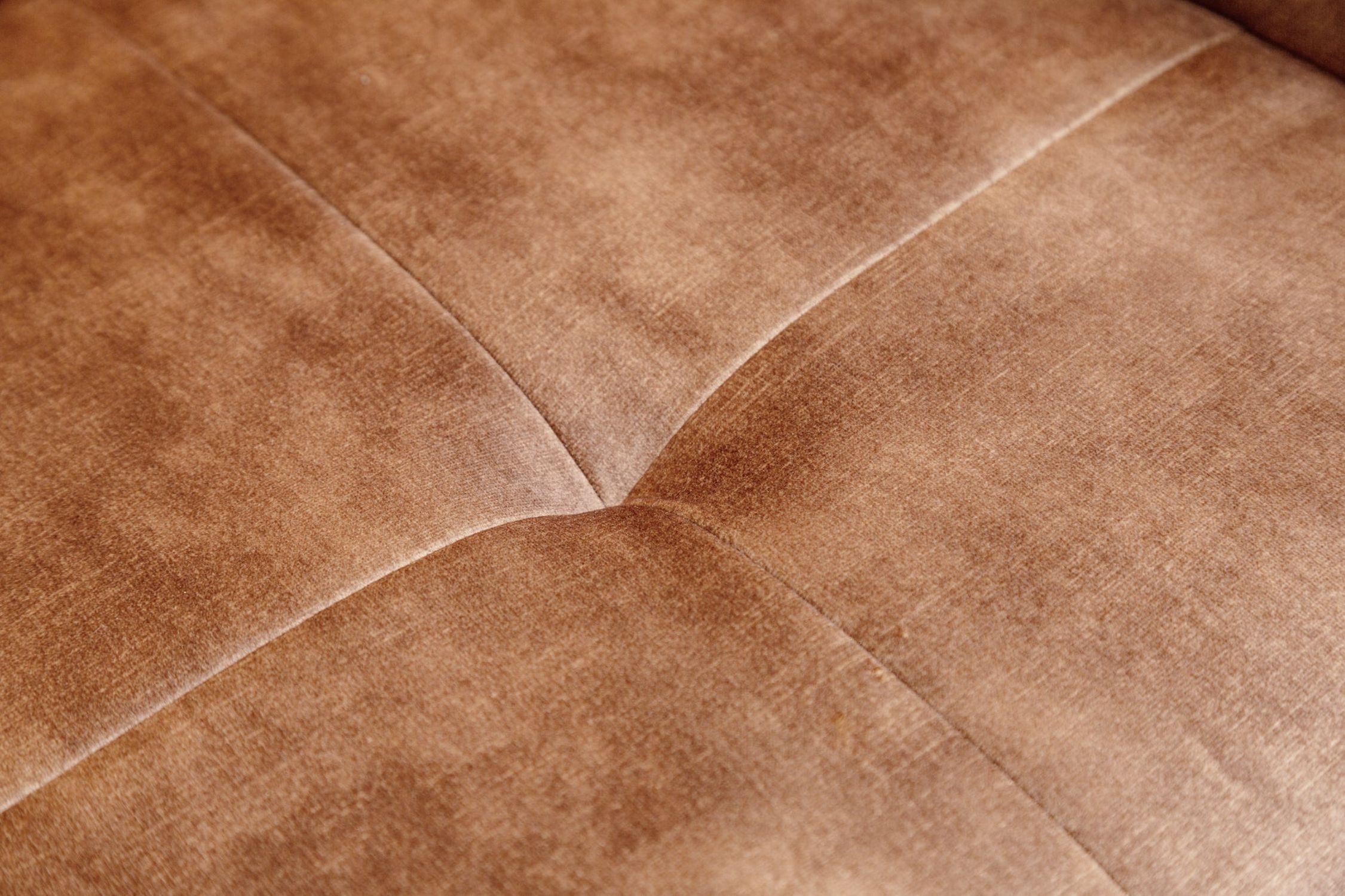 Chaise pivotante velours métal marron noir L : 58 cm avec dossier Textur, Inneneinrichtung, Leinen, Samt