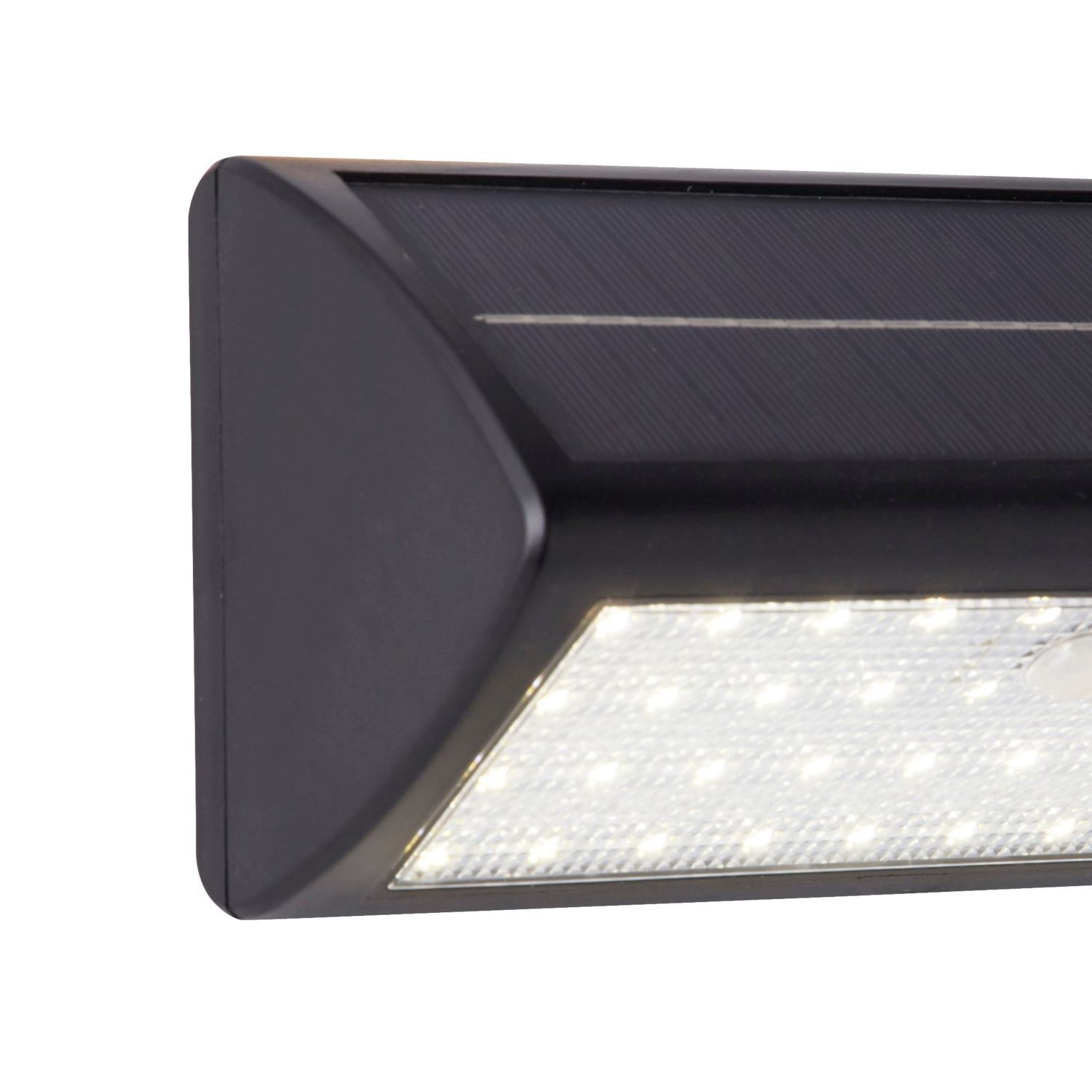 LED Wandleuchte Solar Schwarz 5 W IP44 Bewegungsmelder