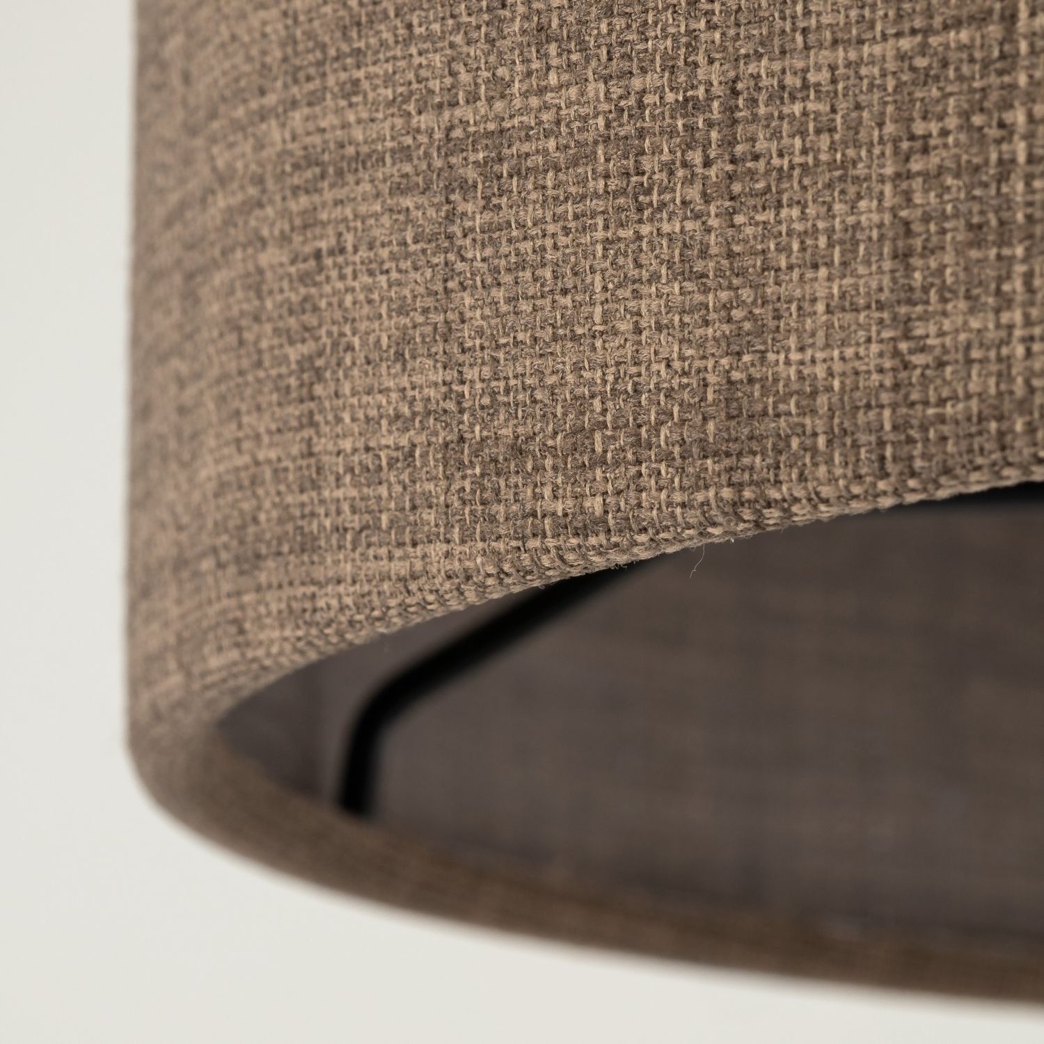 Stehleuchte Dreibein 160 cm Stoff Metall in Gold Braun E27 Lampe, Lampenschirm