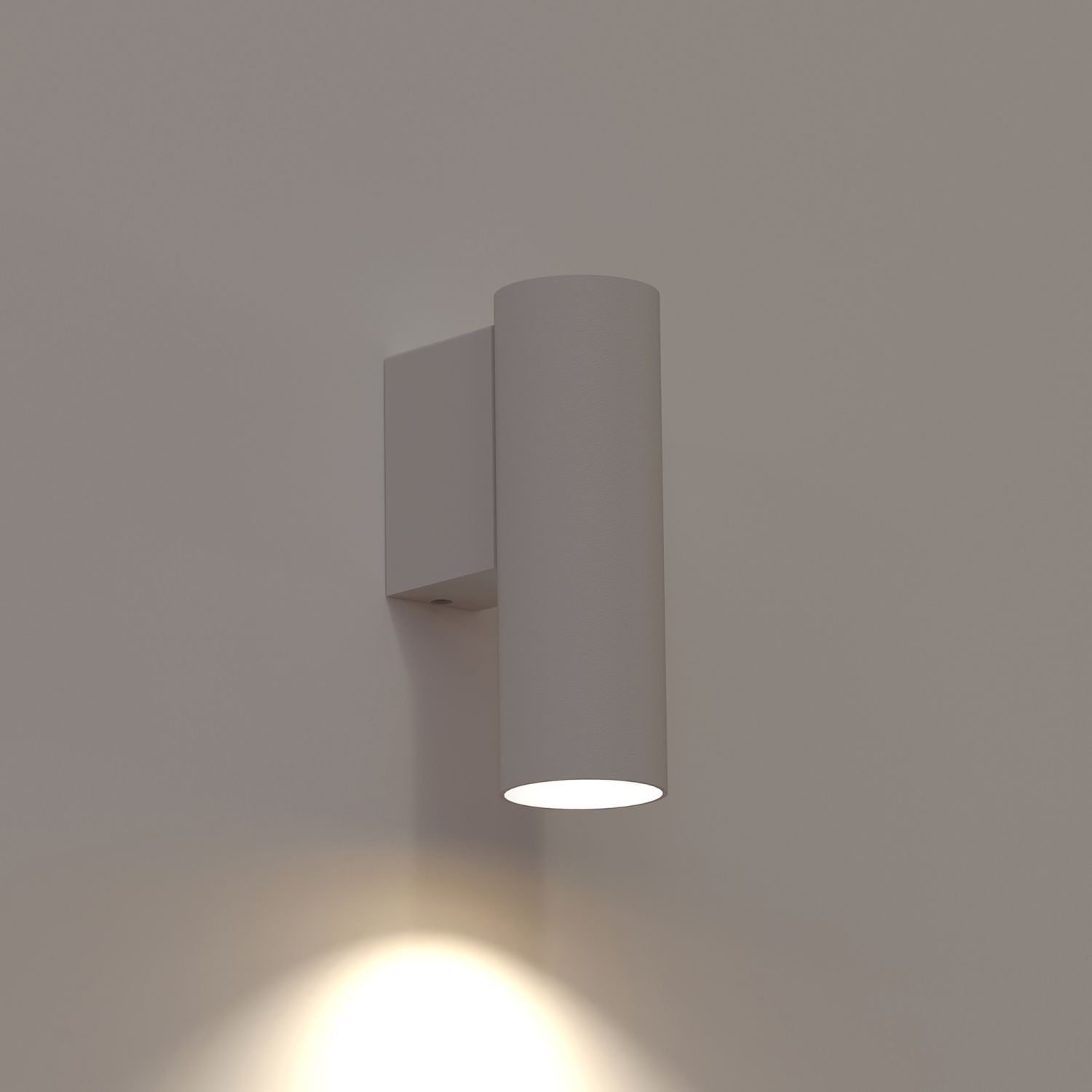 Wandleuchte Weiß GU10 R35 Metall Modern Downlight innen