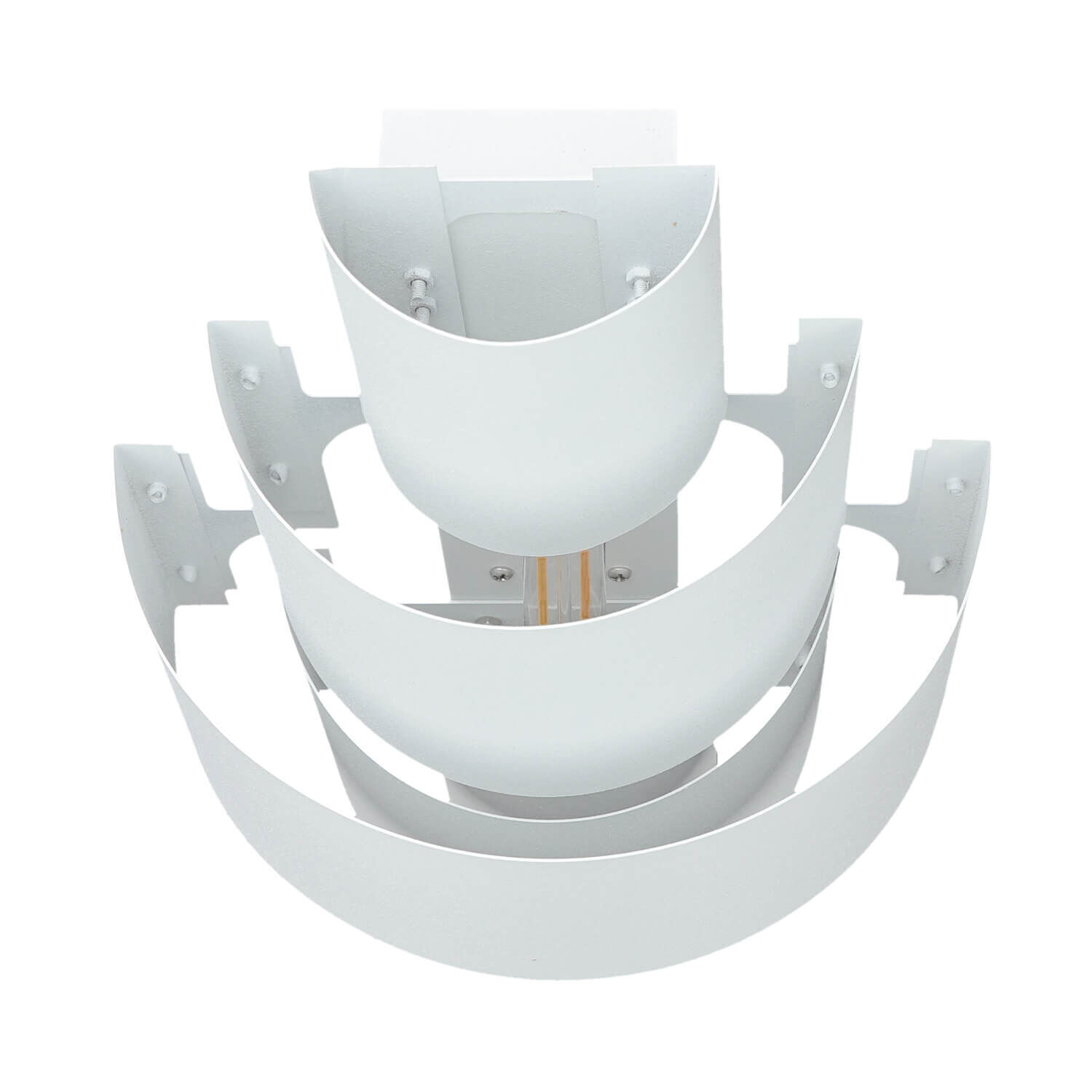 Edle Wandlampe Weiß Lichtmuster Moebel, Krippe, Bett für Säuglinge