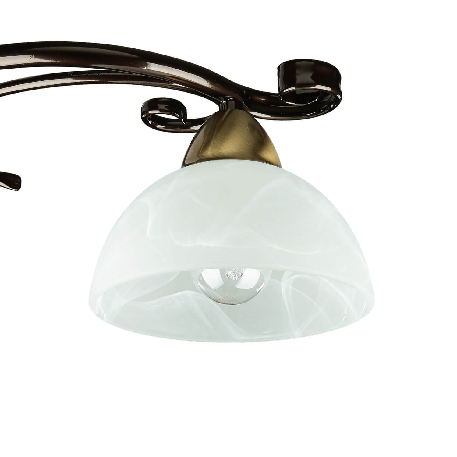 Rustikale Deckenleuchte Schwarz Weiß AURORA Leuchte, Deckenventilator, Gerät, Elektrisches Gerät, Lampe