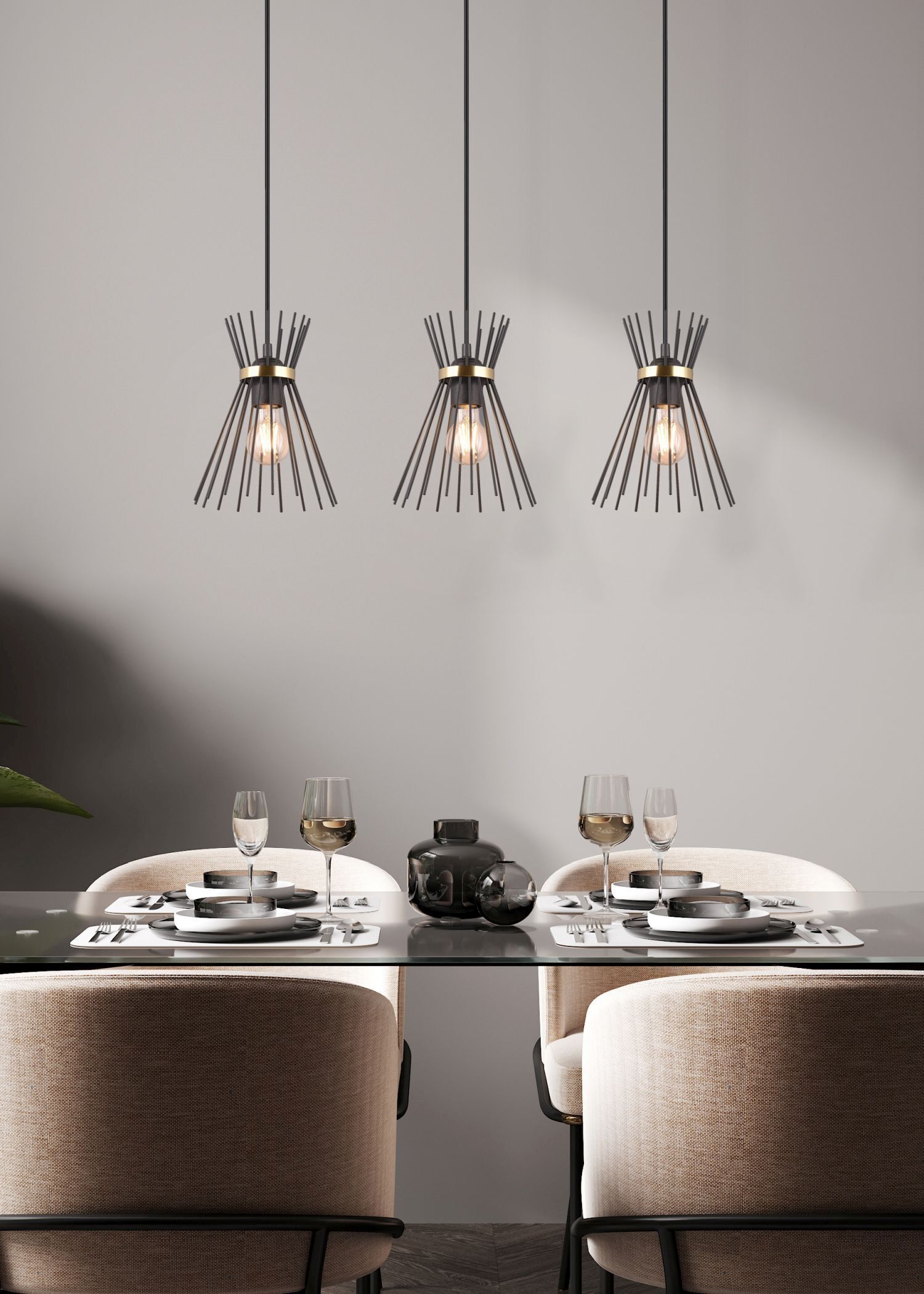 Speisesaal, Esstisch, Tisch, Kronleuchter, Lampe