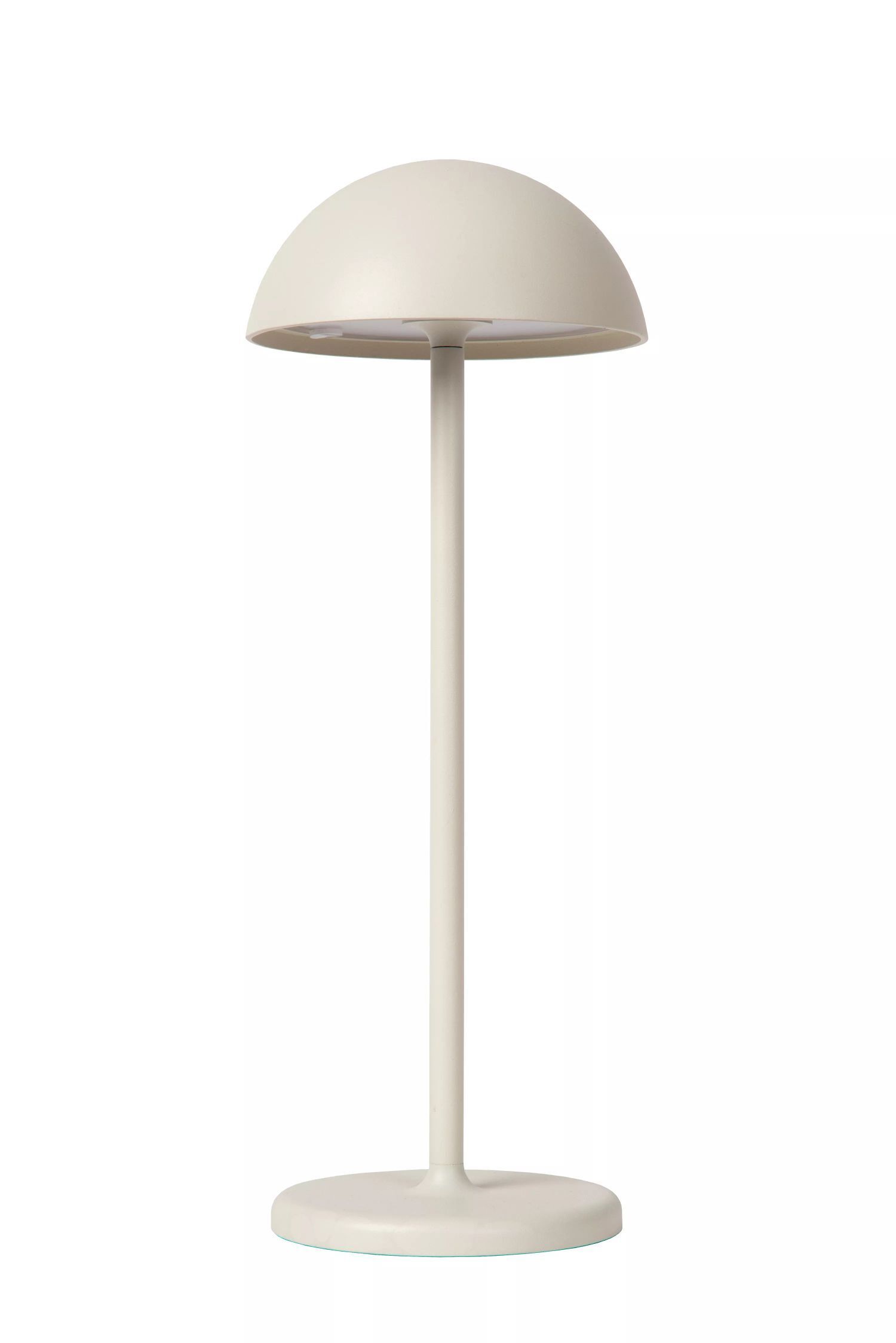 Lampe de table LED rechargeable Blanc 32 cm 3000 K IP54 7h dimmable