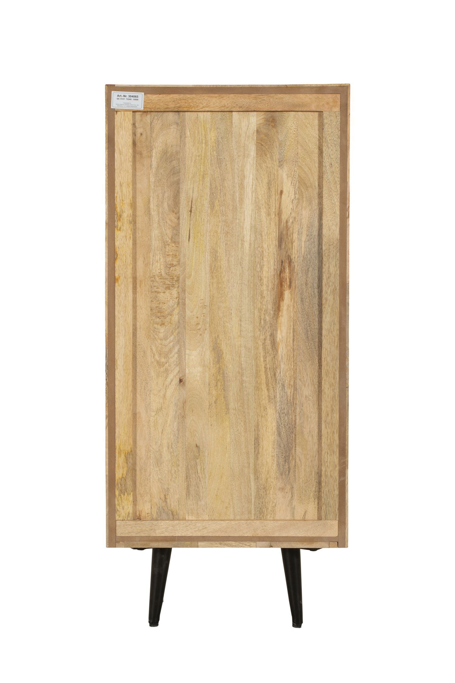Kommode Holz Stahl H: 112 cm Modern dekorativ Kabinett, Mobiliar, Schrank, Holz