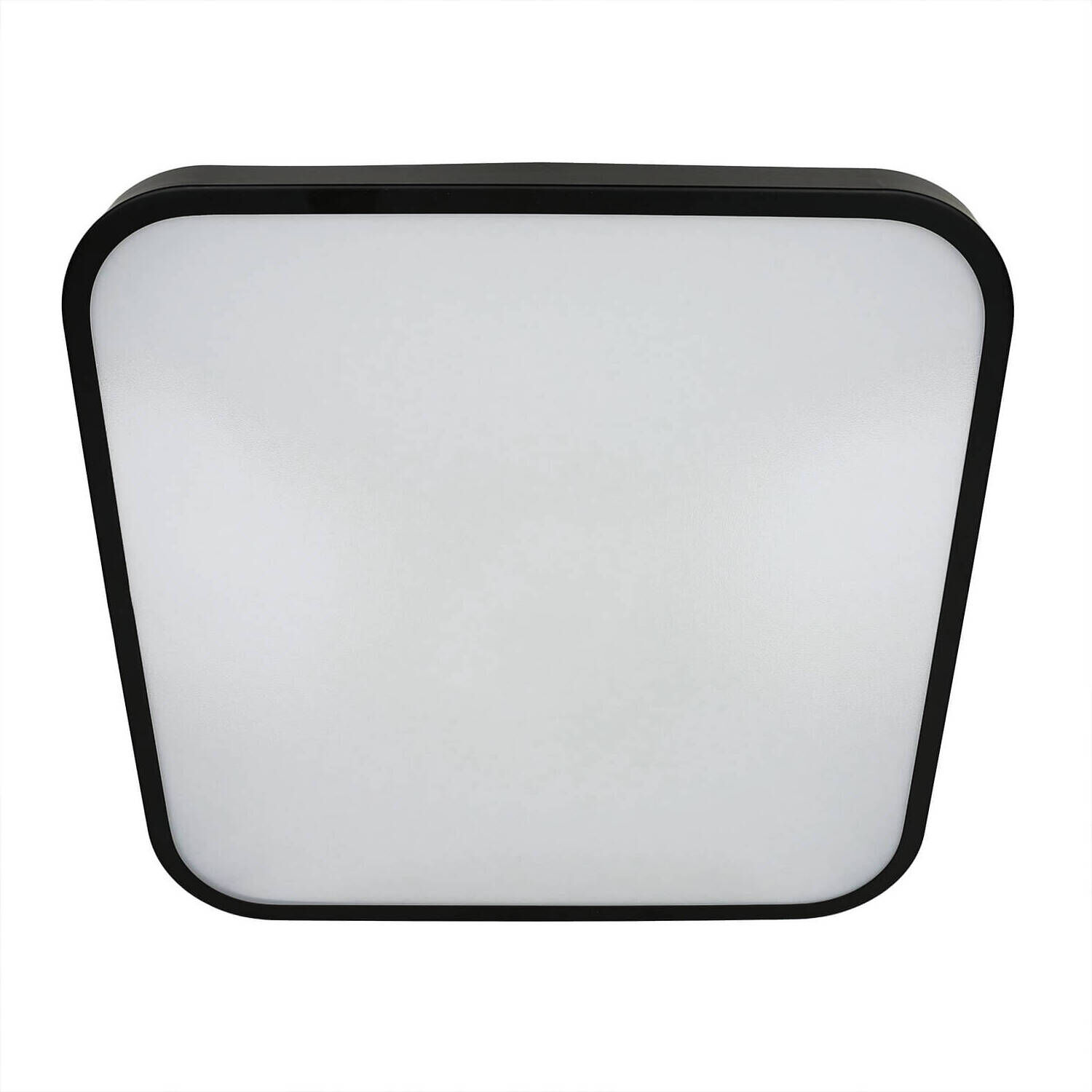 LED Deckenlampe Schwarz Modern IP44 3000K blendarm Weißes Brett