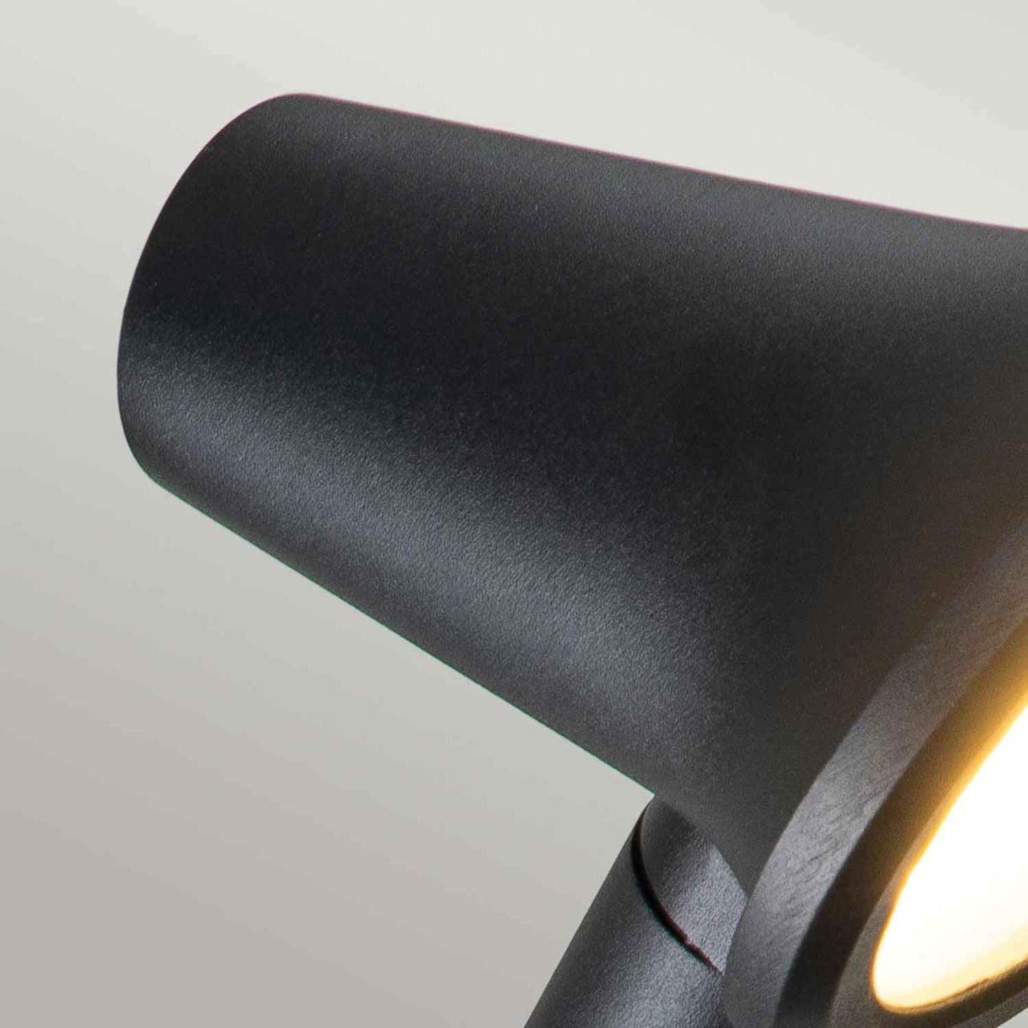 LED Außenleuchte Edelstahl H: 20,8 cm IP66 Schwarz schwenkbar Beleuchtung, Lampe, Spotlight