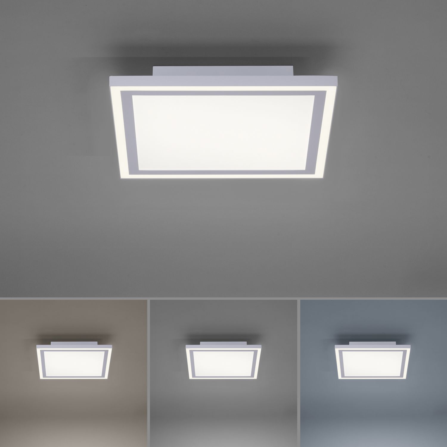 Lampe de plafonnier LED Télécommande dimmable 3300 lm faible éblouissement