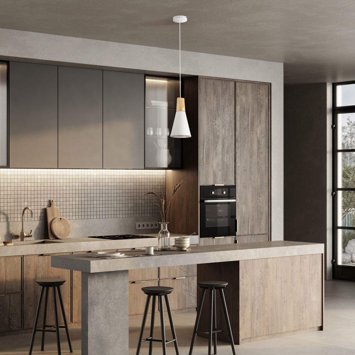 Drinnen, Innenarchitektur, Küche, Mobiliar