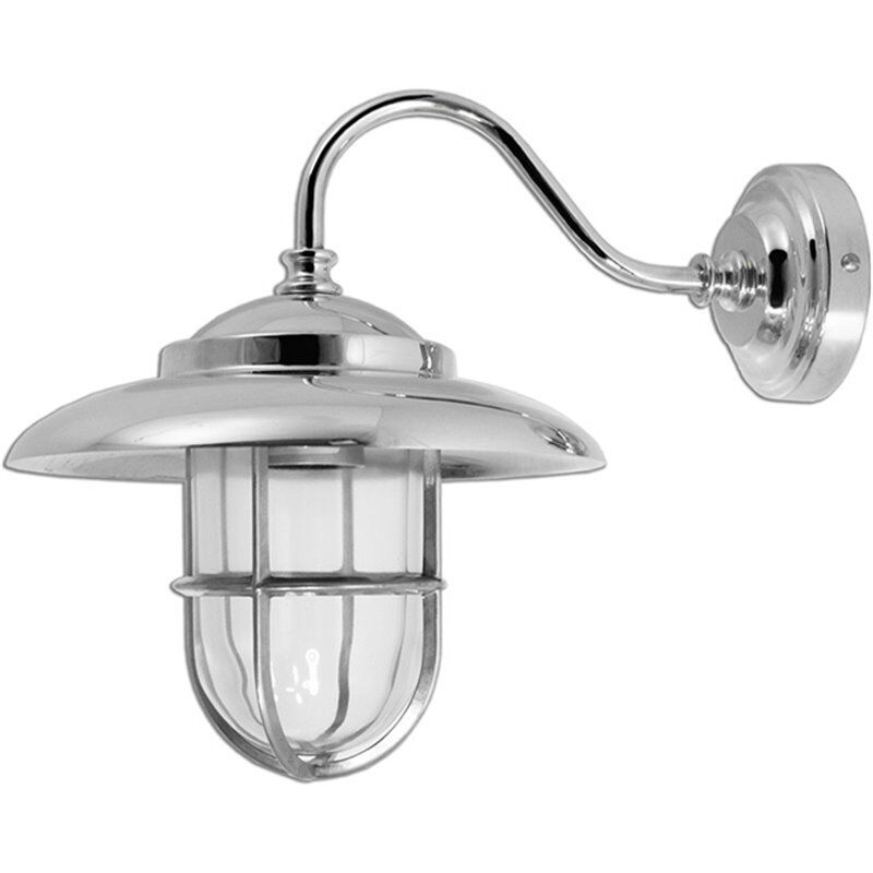Lampe maritime extérieure chrome IP43 inoxydable FIRENZE