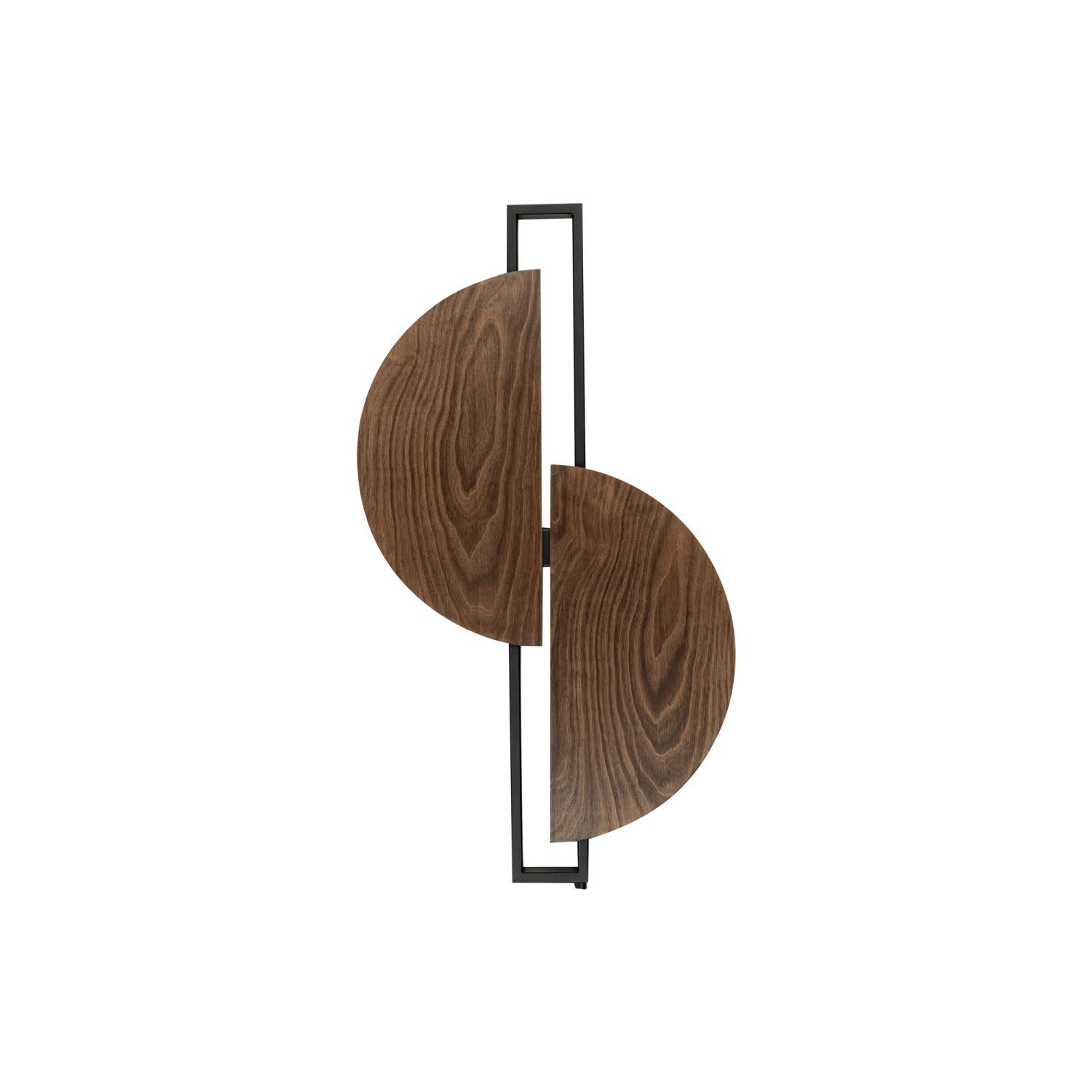 Applique LED 3000 K 340 lm noir bois indirect décoratif