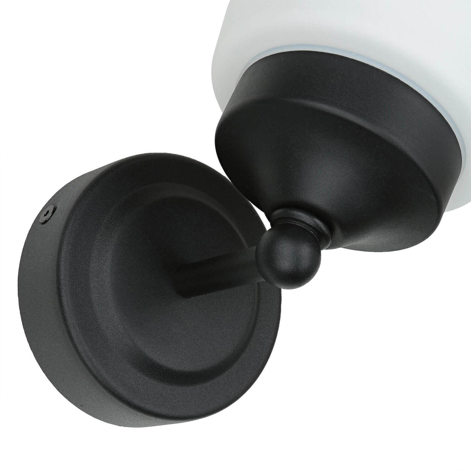 Wandleuchte Badezimmer Weiß Schwarz Metall IP44 Elektronik, Gerät, Deckenventilator, Elektrisches Gerät