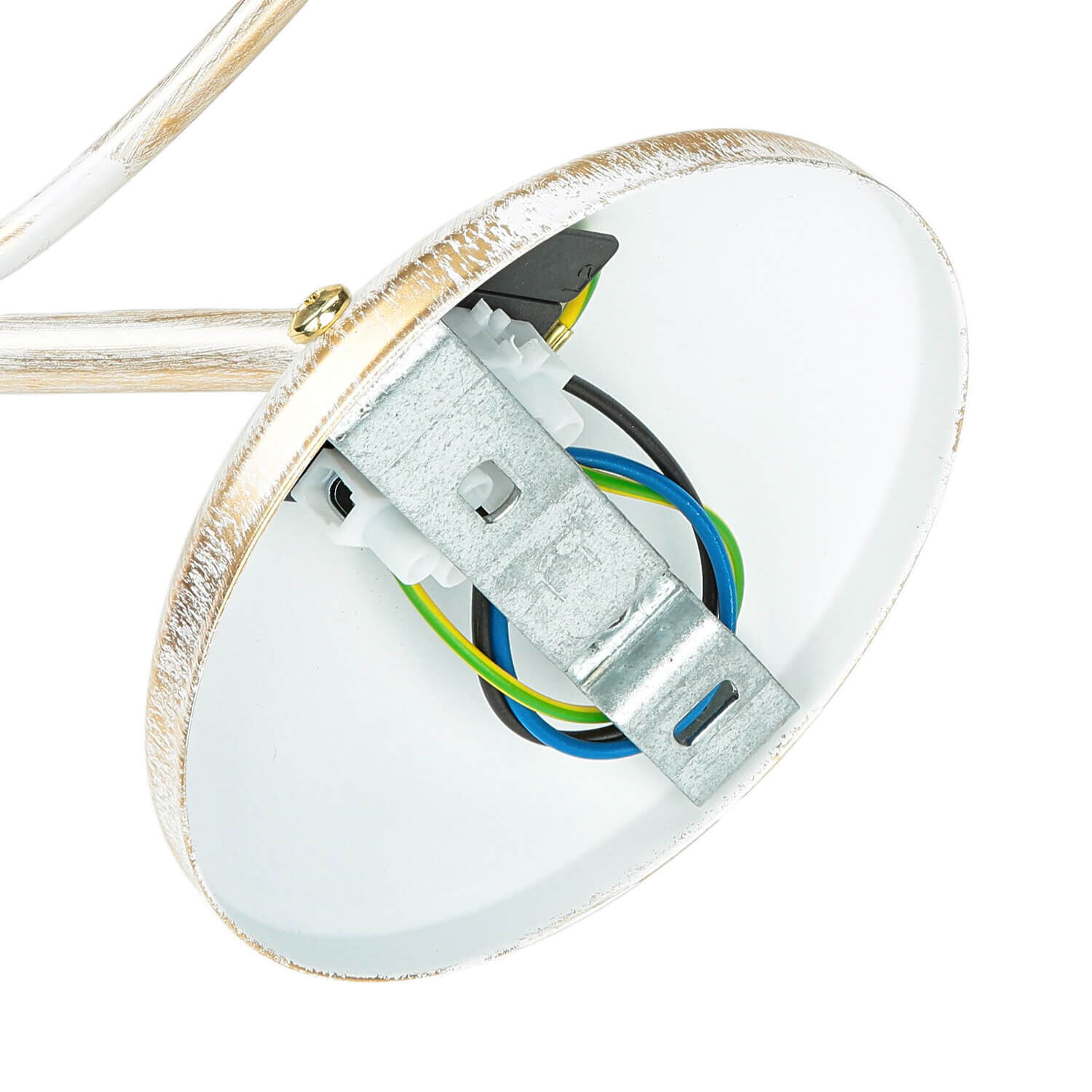 Applique murale shabby motif baroque GANARA Applique murale shabby motif baroque GANARA