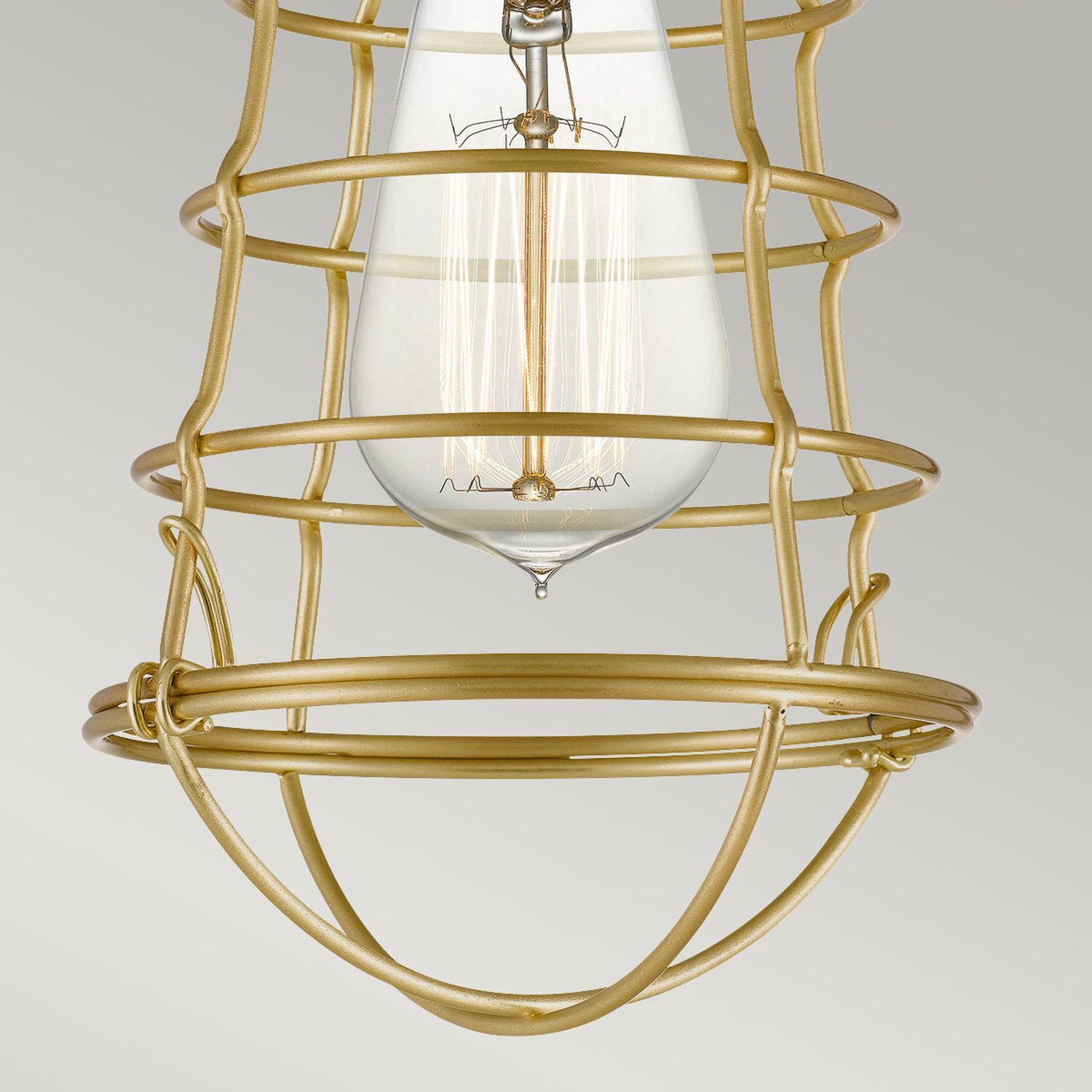 Lampe de plafonnier E27 métal Ø 14,5 cm rond en laiton Leuchter, Lampe, Leuchte