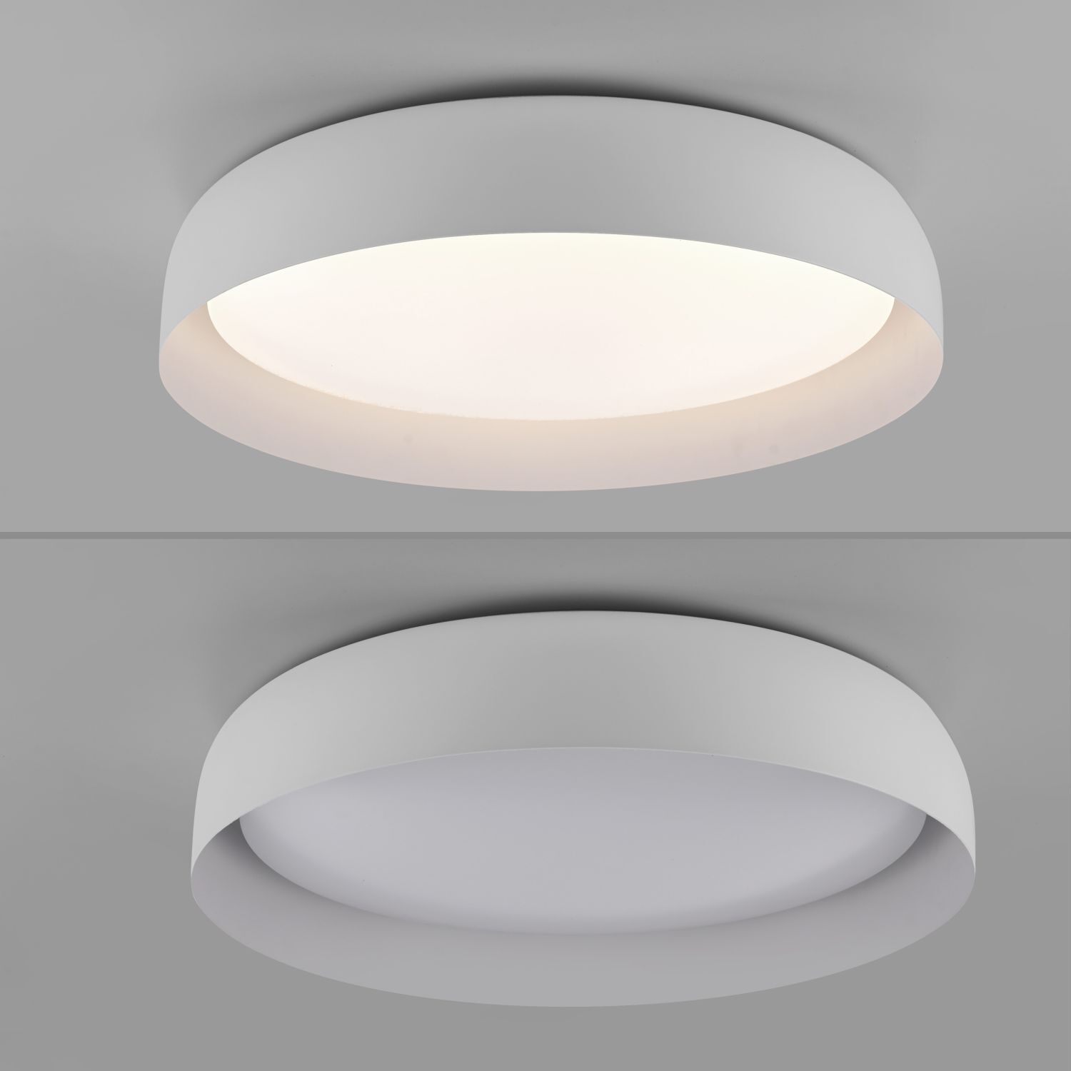 Lampe de plafonnier LED à intensité variable Blanc Ø57 cm 3850 lm Moderne Deckenleuchte, Leuchte