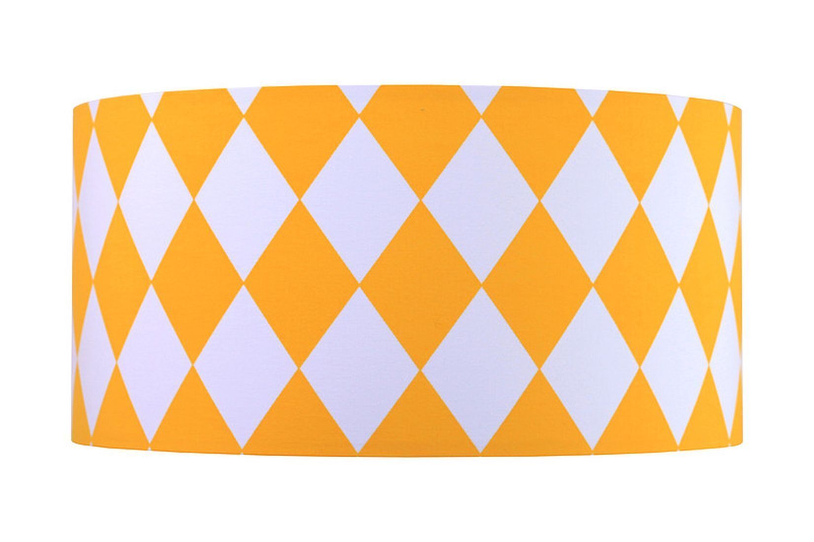 Pendelleuchte ERIK Weiß Orange rund Retro Esstisch Lampe, Lampenschirm