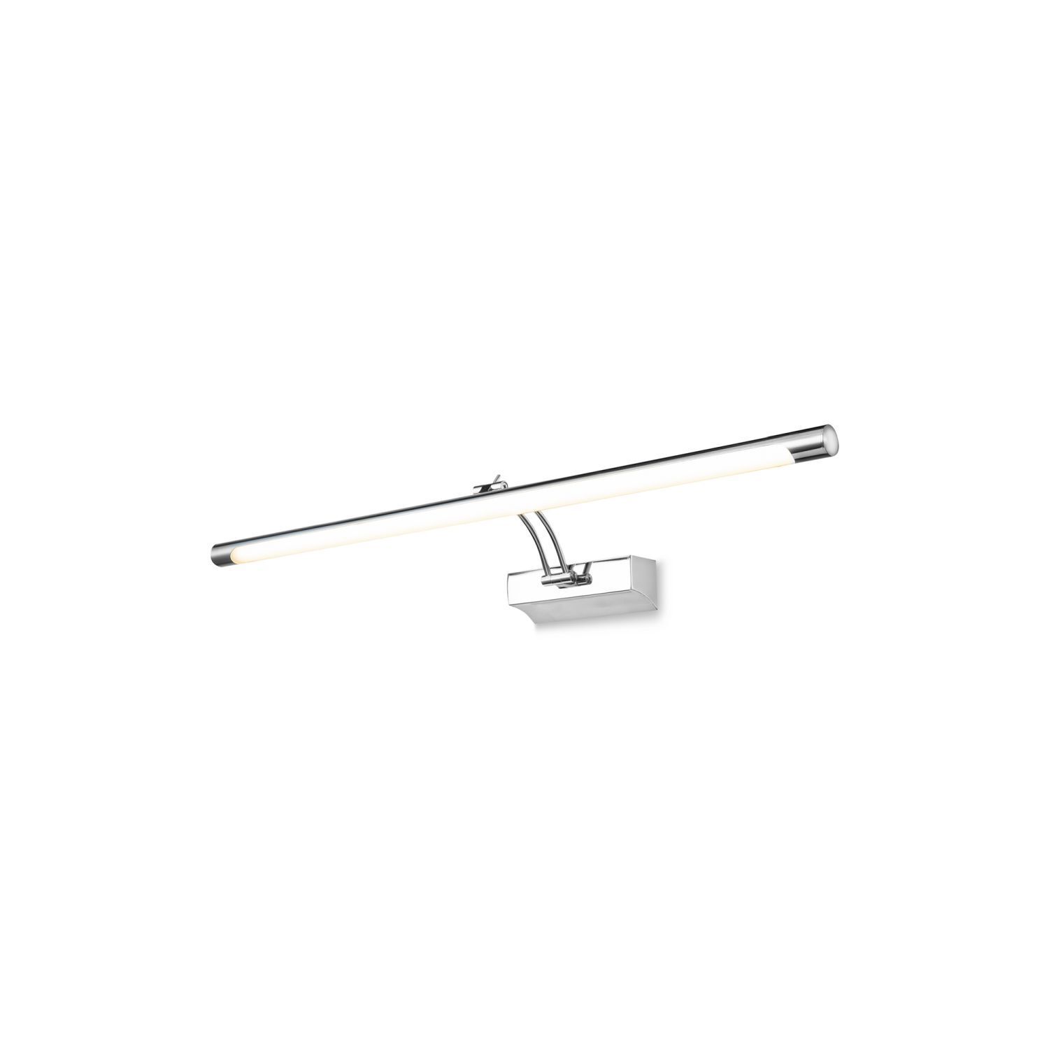 Lampe à tableau LED métal L : 72 cm chromé allongé 1200 lm Lampe à tableau LED métal L : 72 cm chromé allongé 1200 lm