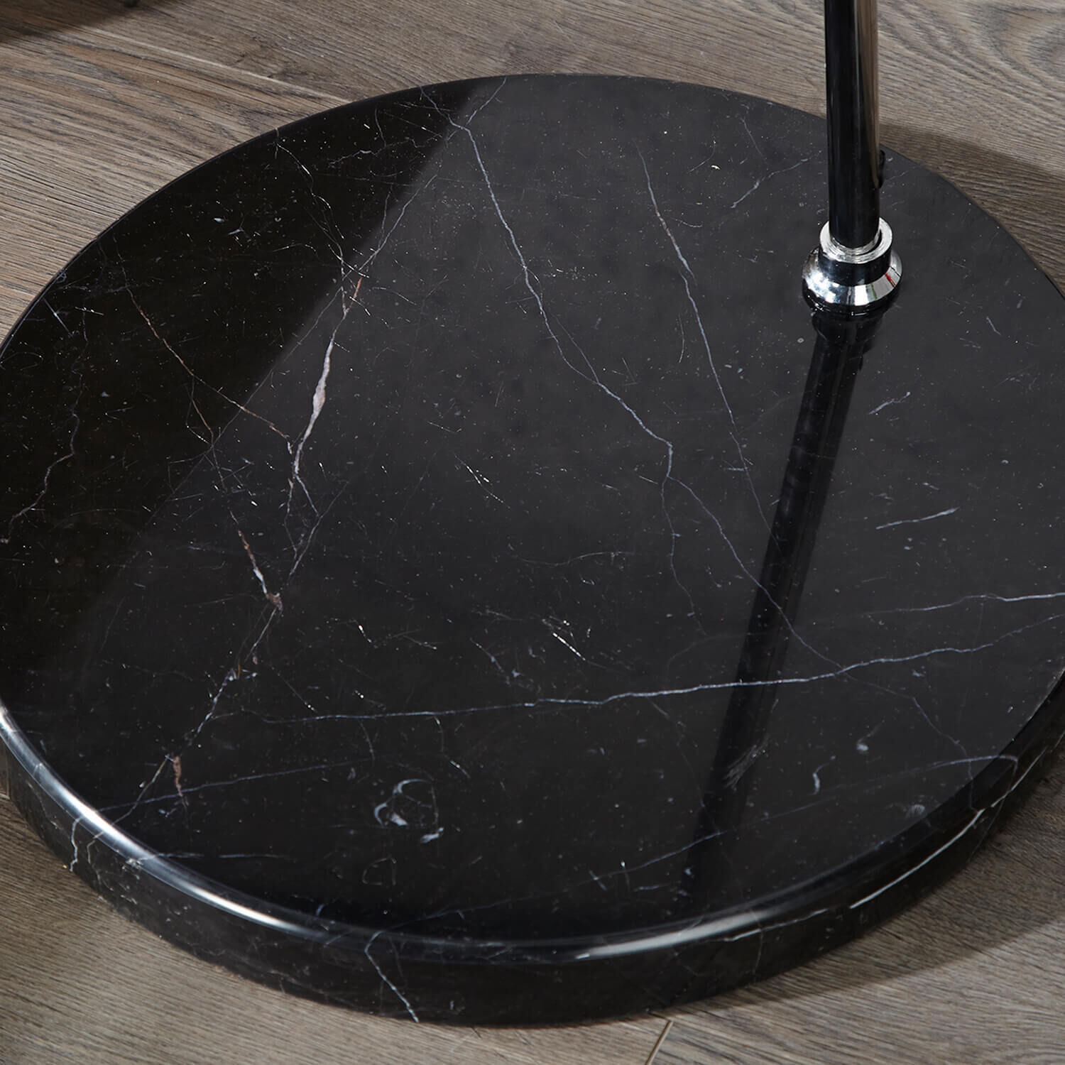 Design Bogenlampe BANGO 195 cm Schwarz Wohnzimmer Moebel, Tabelle, Tischplatte