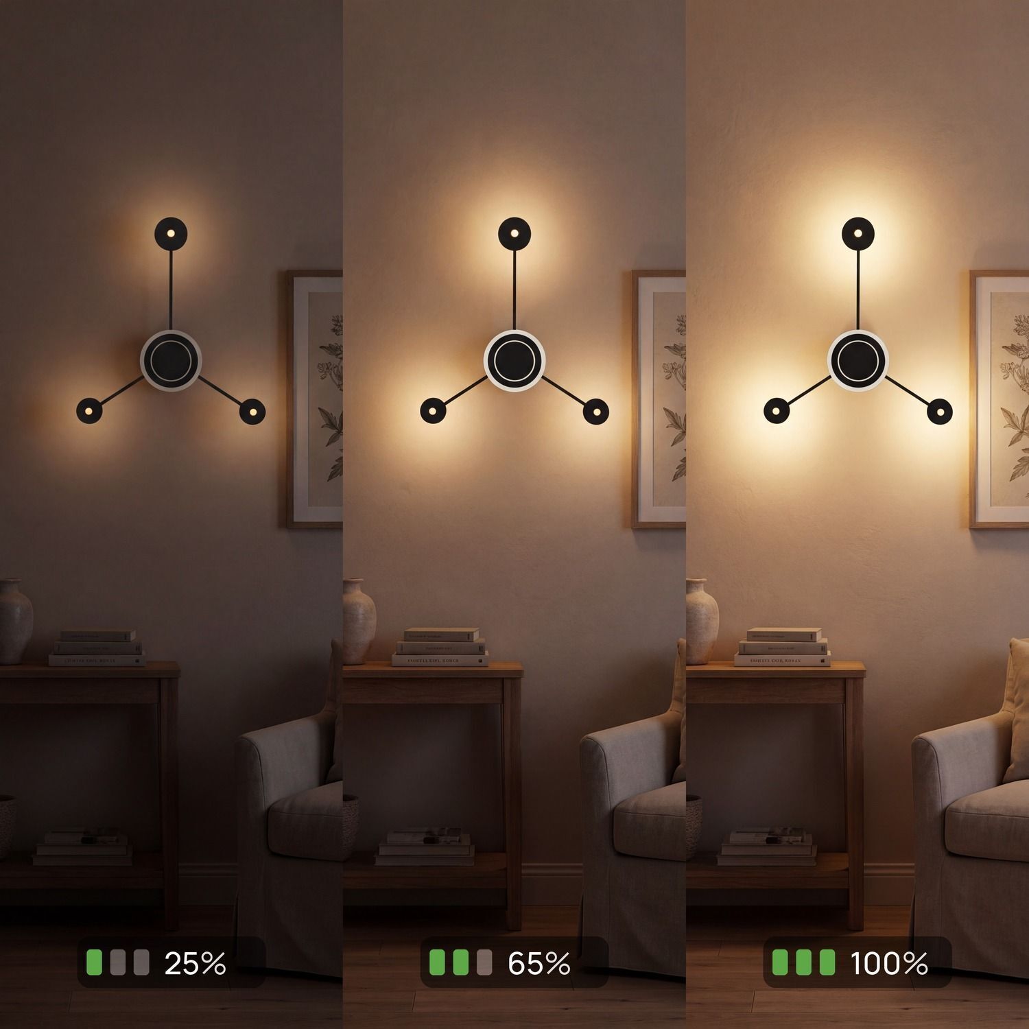 Wandleuchte, Moderne Leuchte, Schulterlampe, Rosettenleuchte, Wandlampe mit Stativ