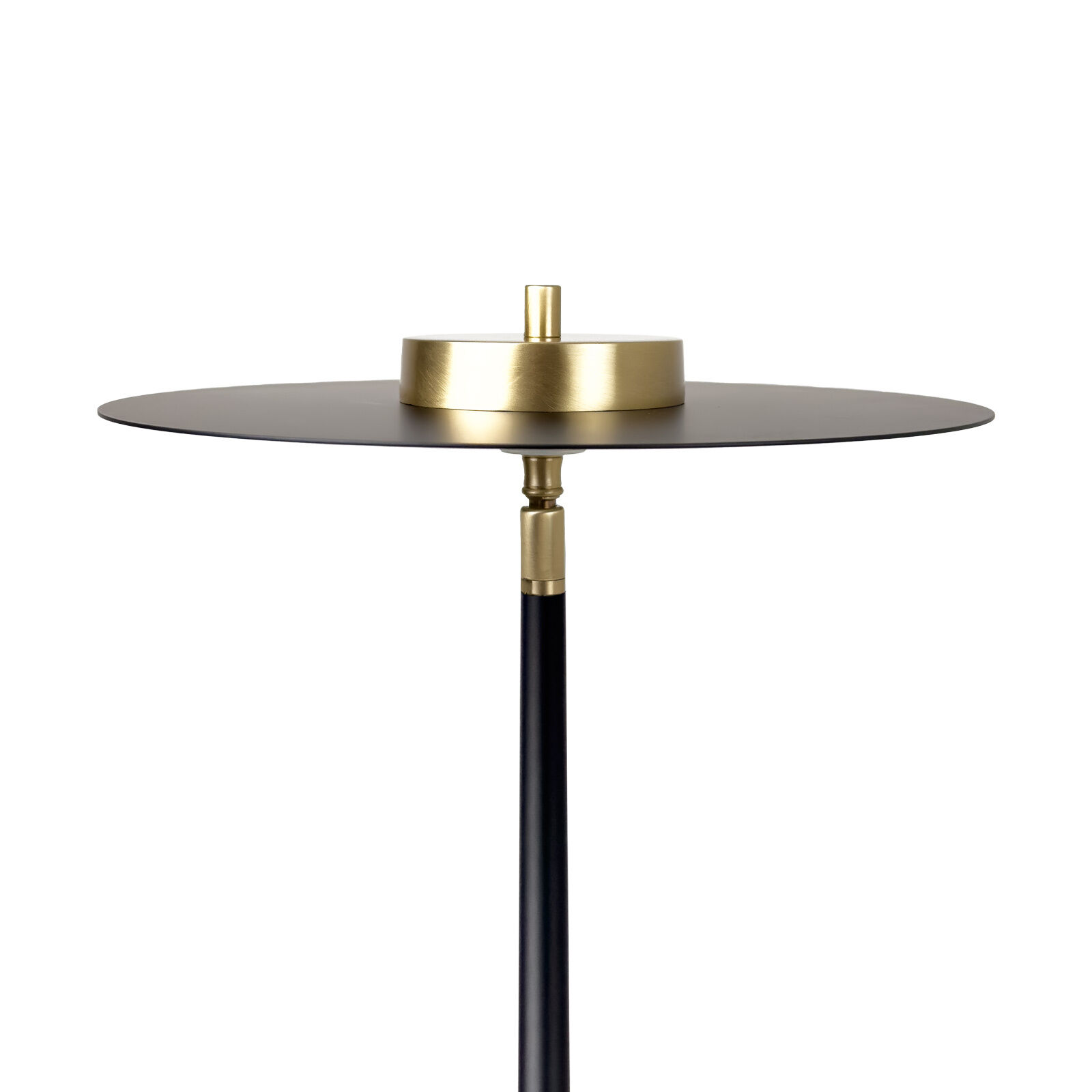 LED Stehleuchte Wohnzimmer 145 cm Eisen Messing massiv Lampe