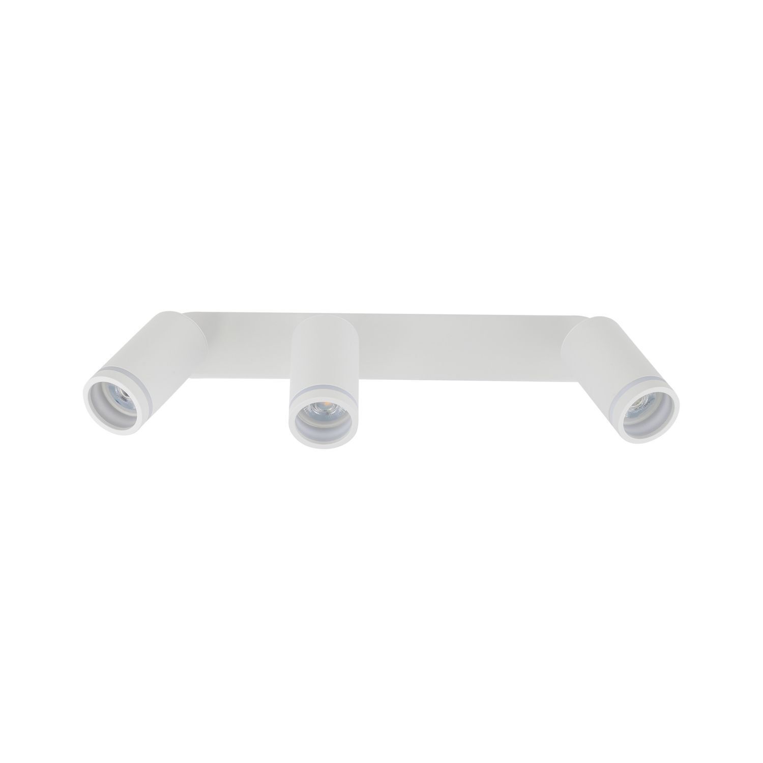 Deckenstrahler Weiß 55 cm lang Metall GU10 3-flammig