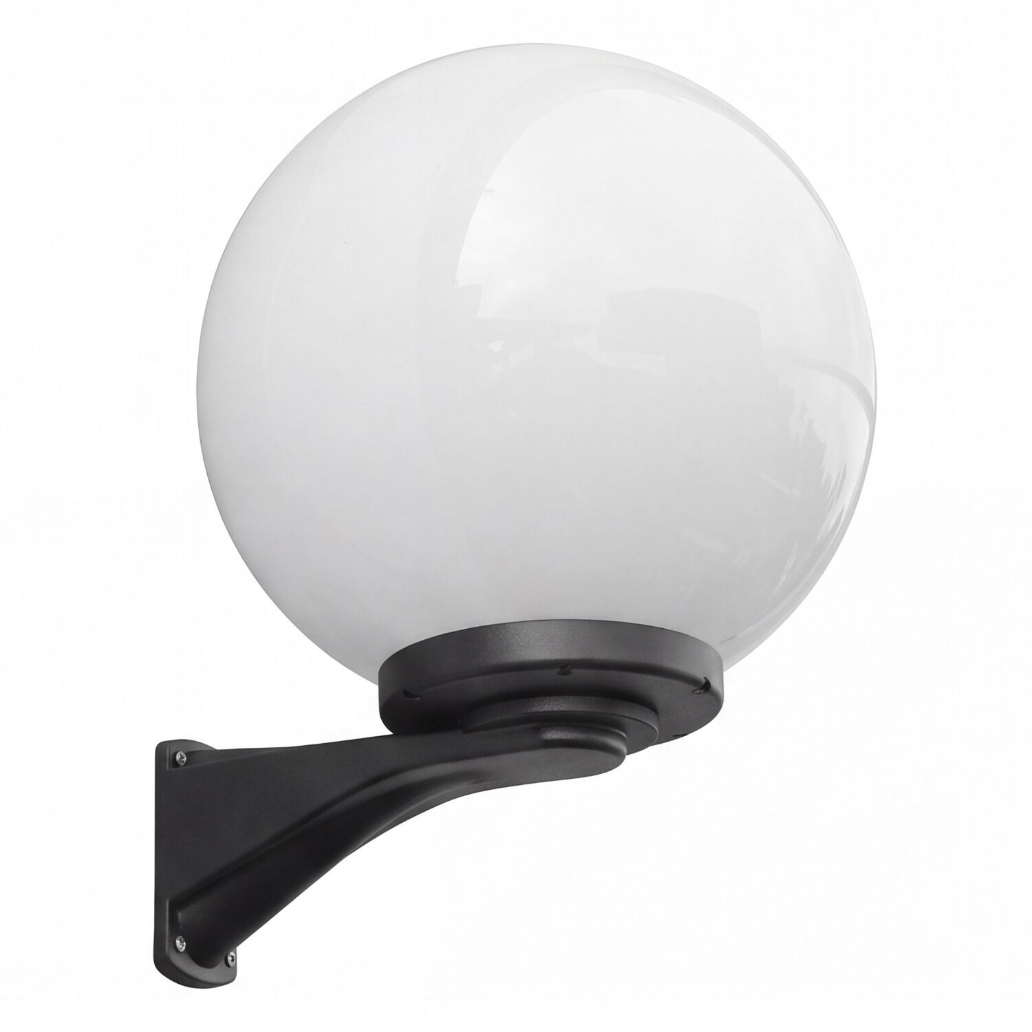 aussen-wandleuchte-aussenlampe-ninette-1-flammig-schwarz-weiss-vintage-148-2 Wandleuchte, Außenleuchte, Glaskugel, Glaskugel-Lampenschirm, Wandhalterung