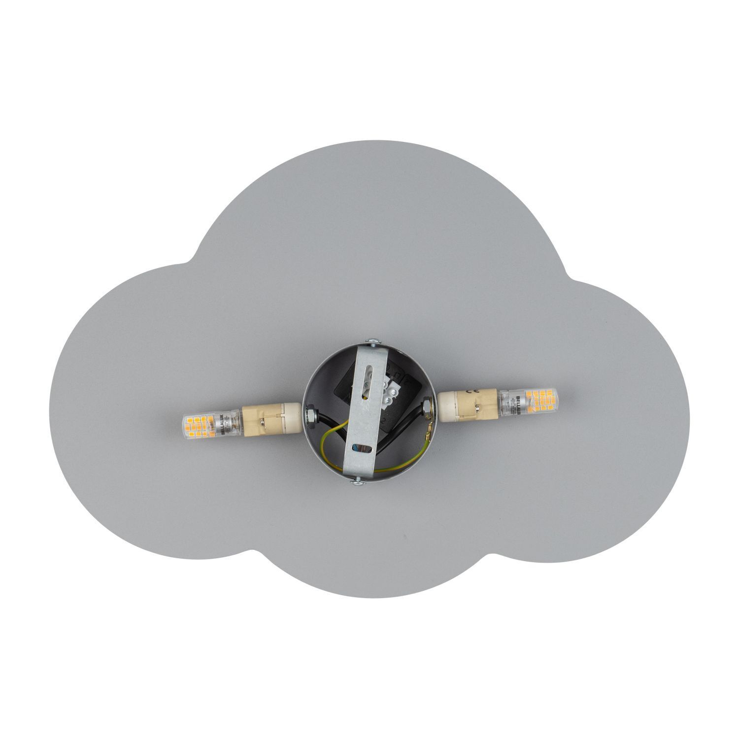 Deckenleuchte, Wolkenform, LED, E14, Gehäuse Metall